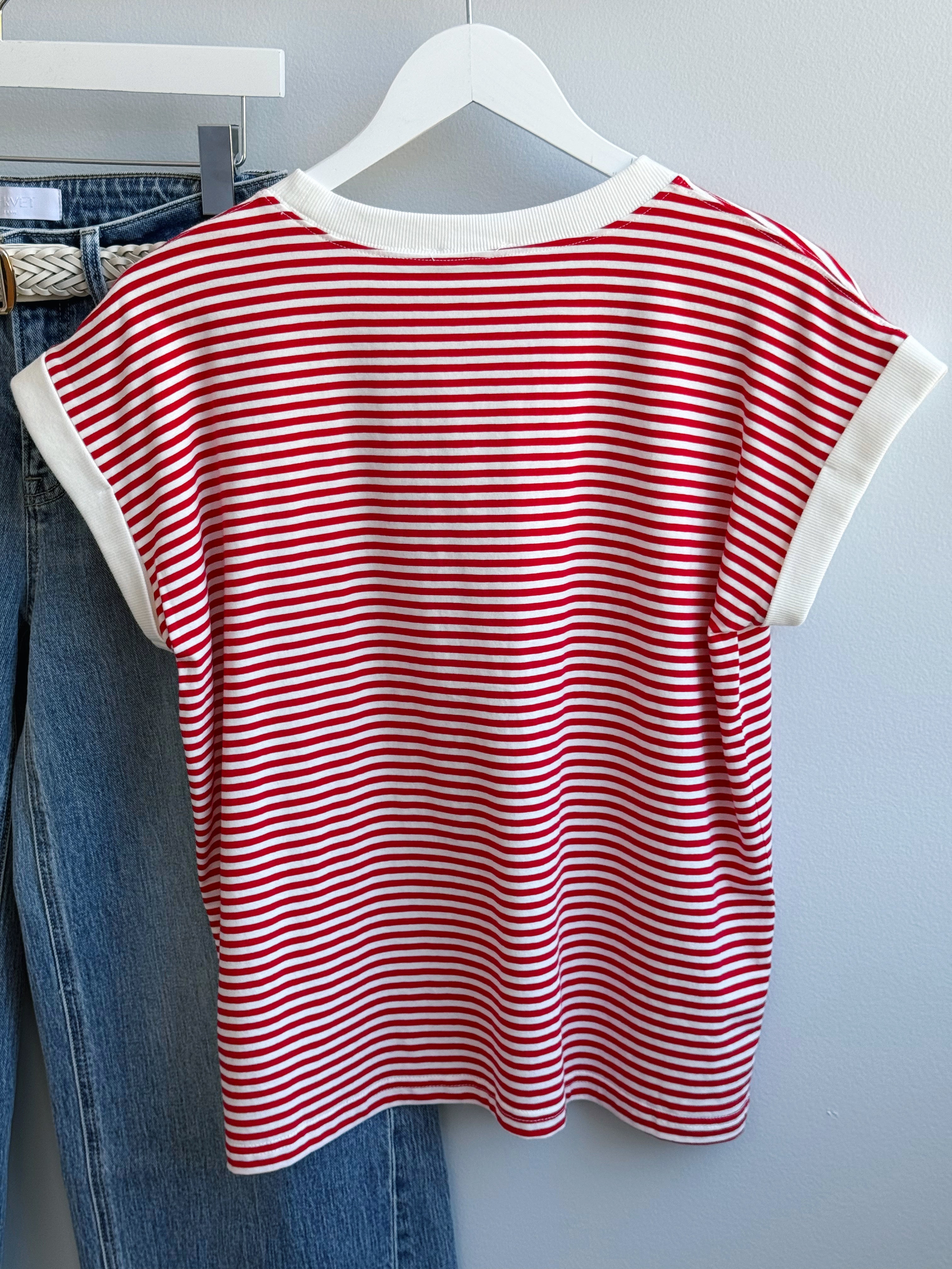 Beach Trip Tee - RUBY - willows clothing S/S SHIRT