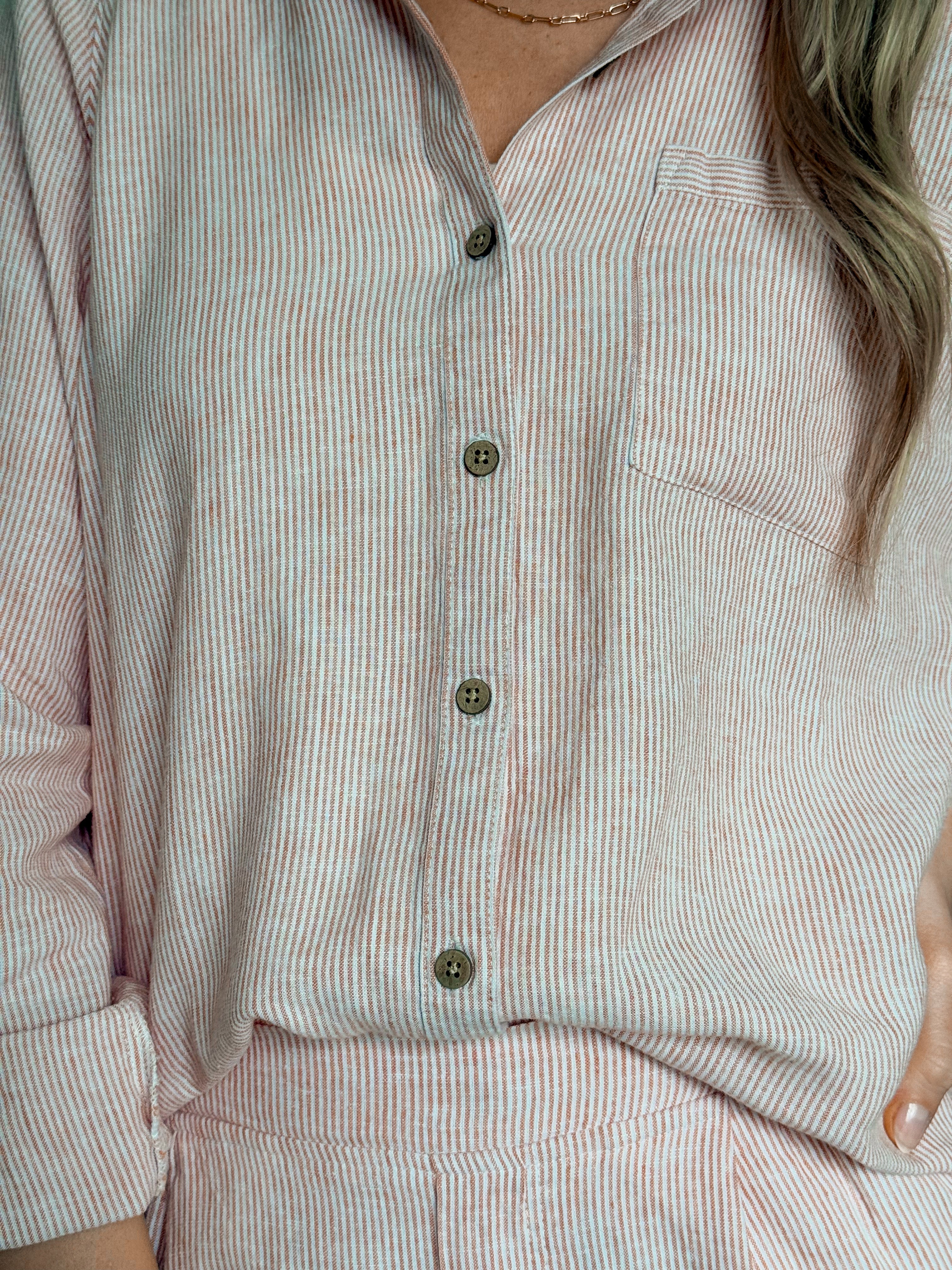 Beachcomber Top - WHITE CLAY - willows clothing L/S SHIRT