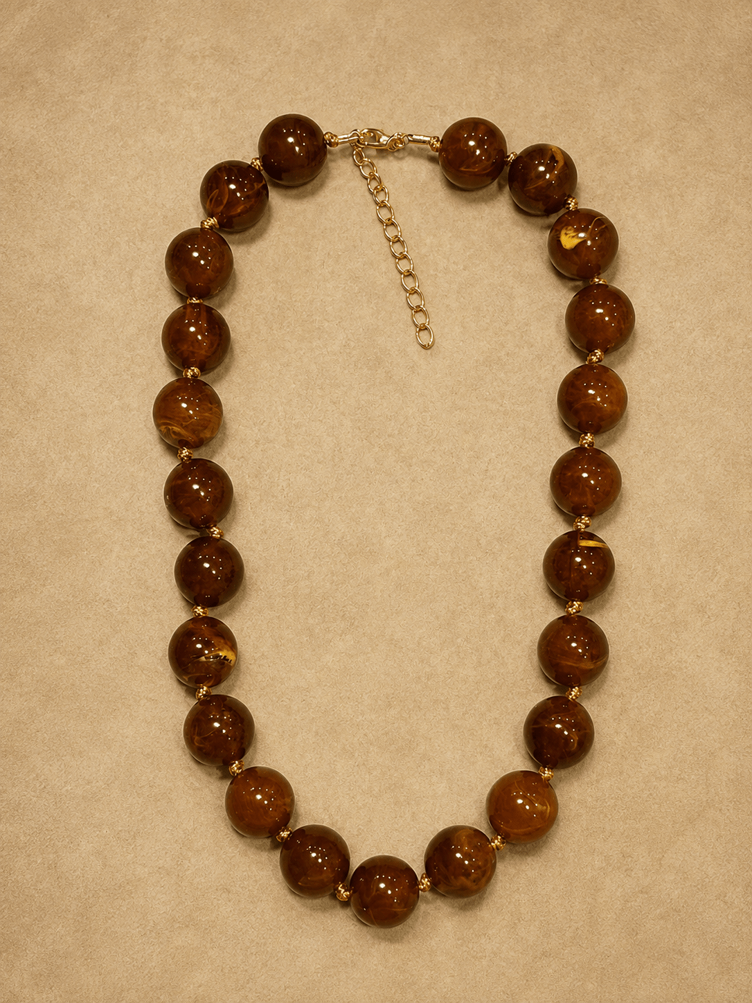 Beatrice Necklace - BROWN - willows clothing NECKLACE