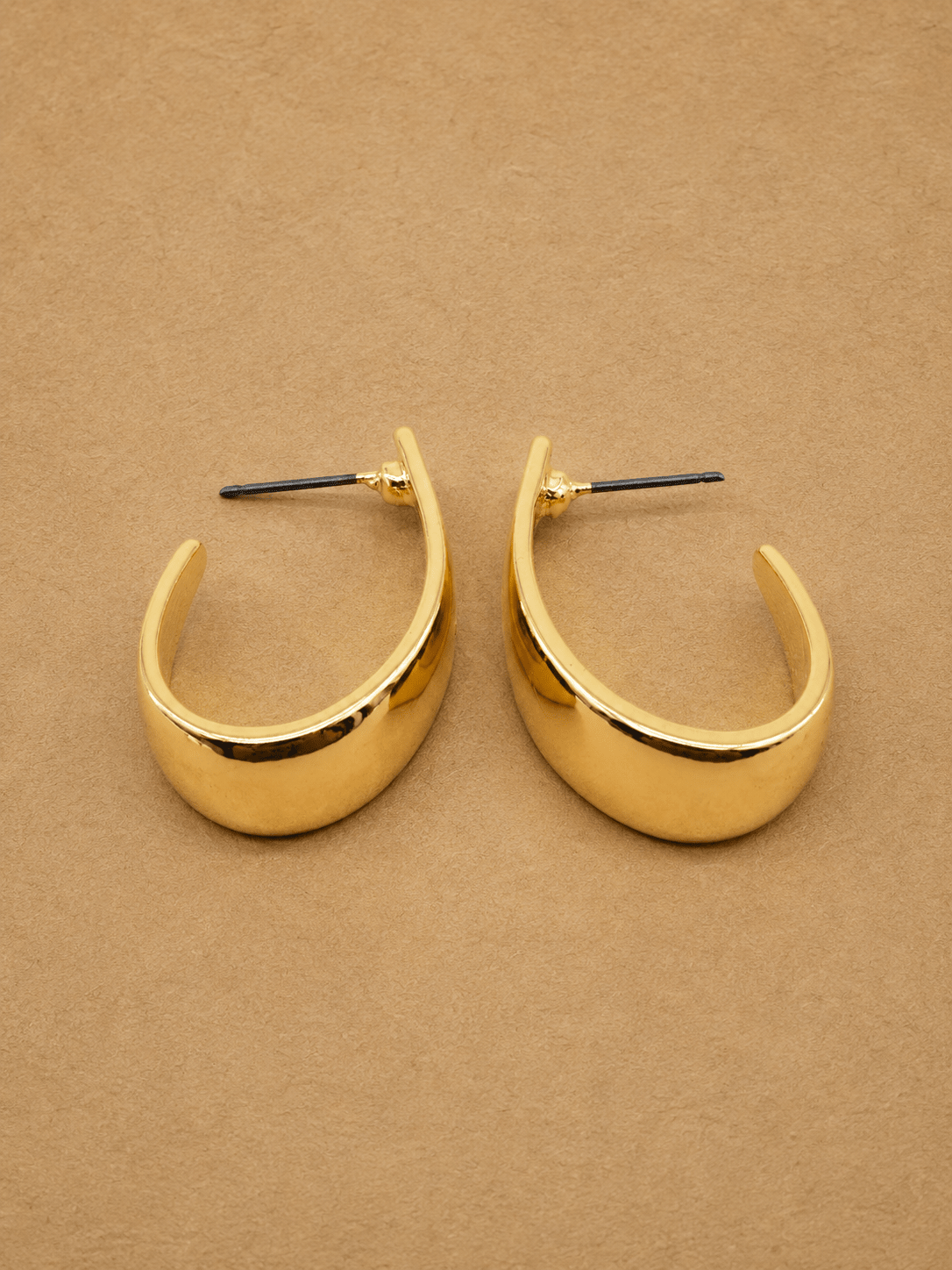 Benson Hoop Earrings - GOLD - willows clothing EARRINGS
