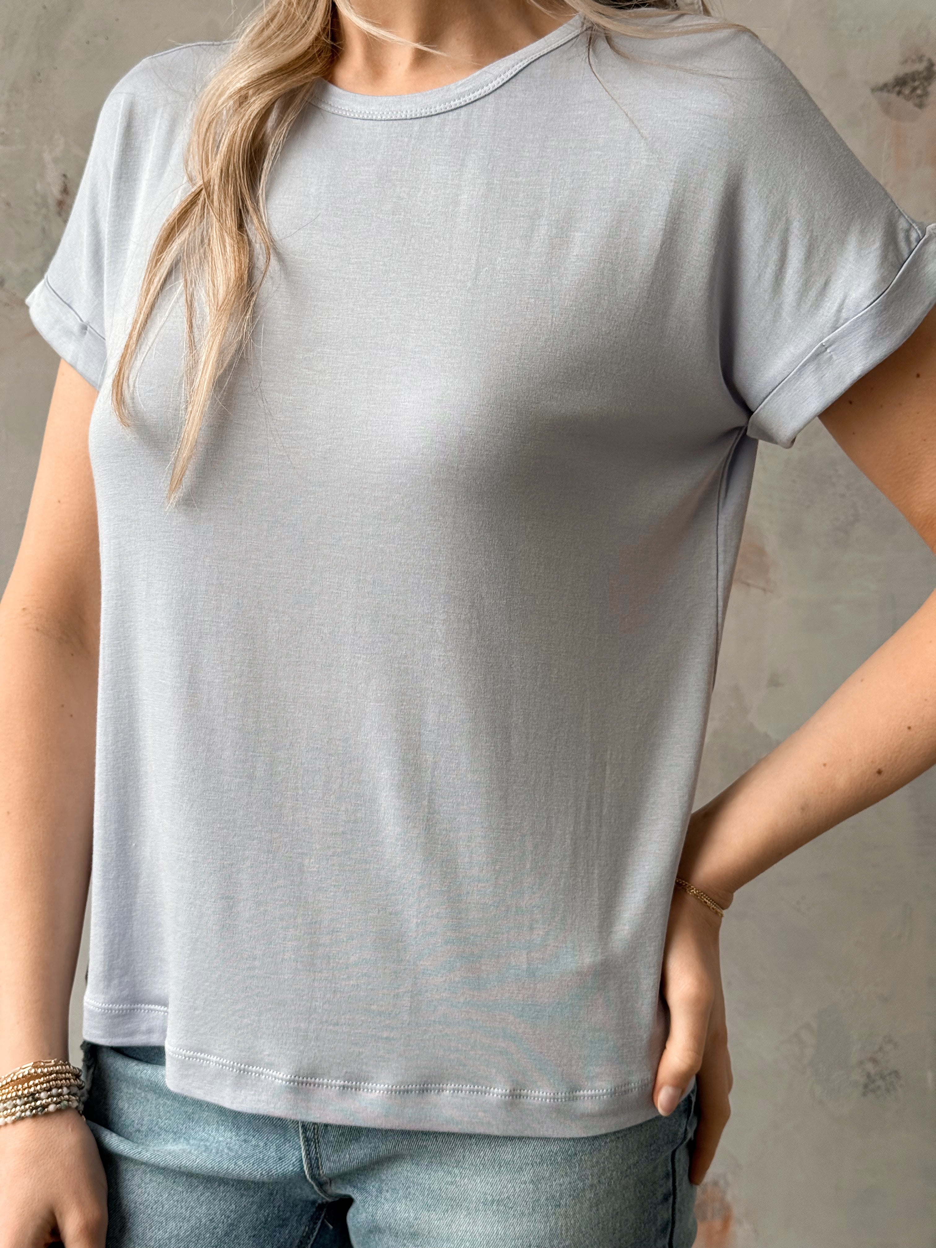 Better Than Basic Tee - LIGHT BLUE