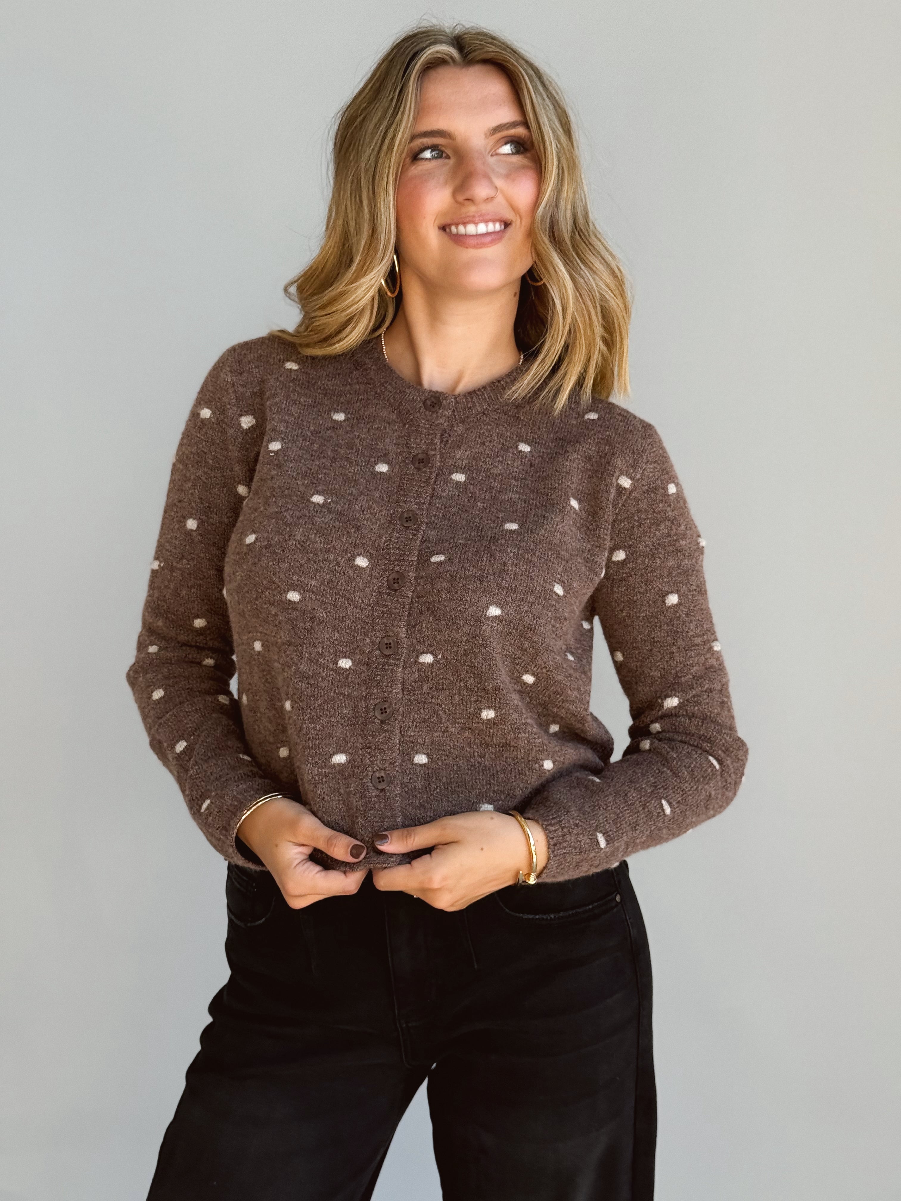 Birch Cardigan - BROWN - willows clothing Cardigan
