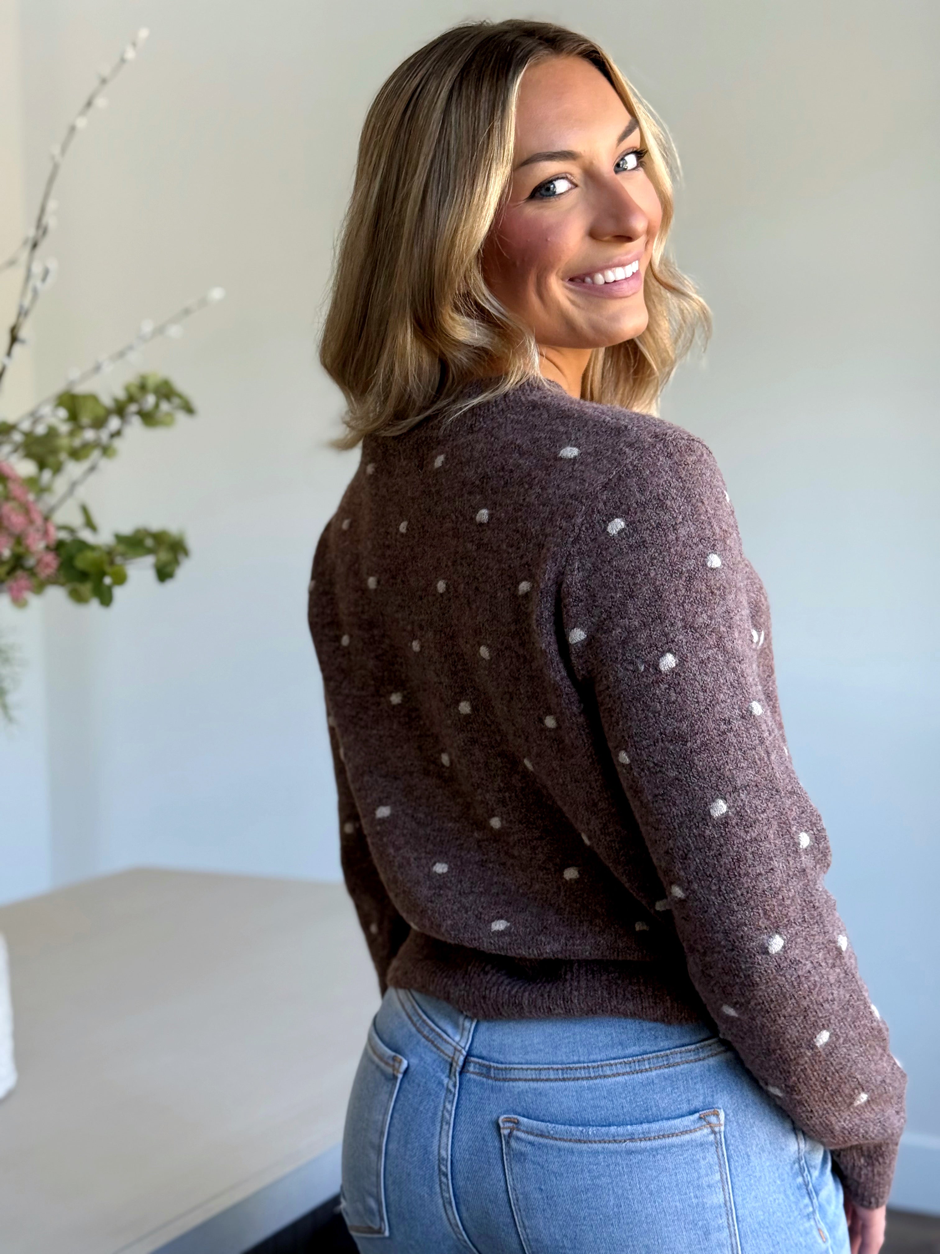 Birch Sweater - BROWN - willows clothing SWEATER