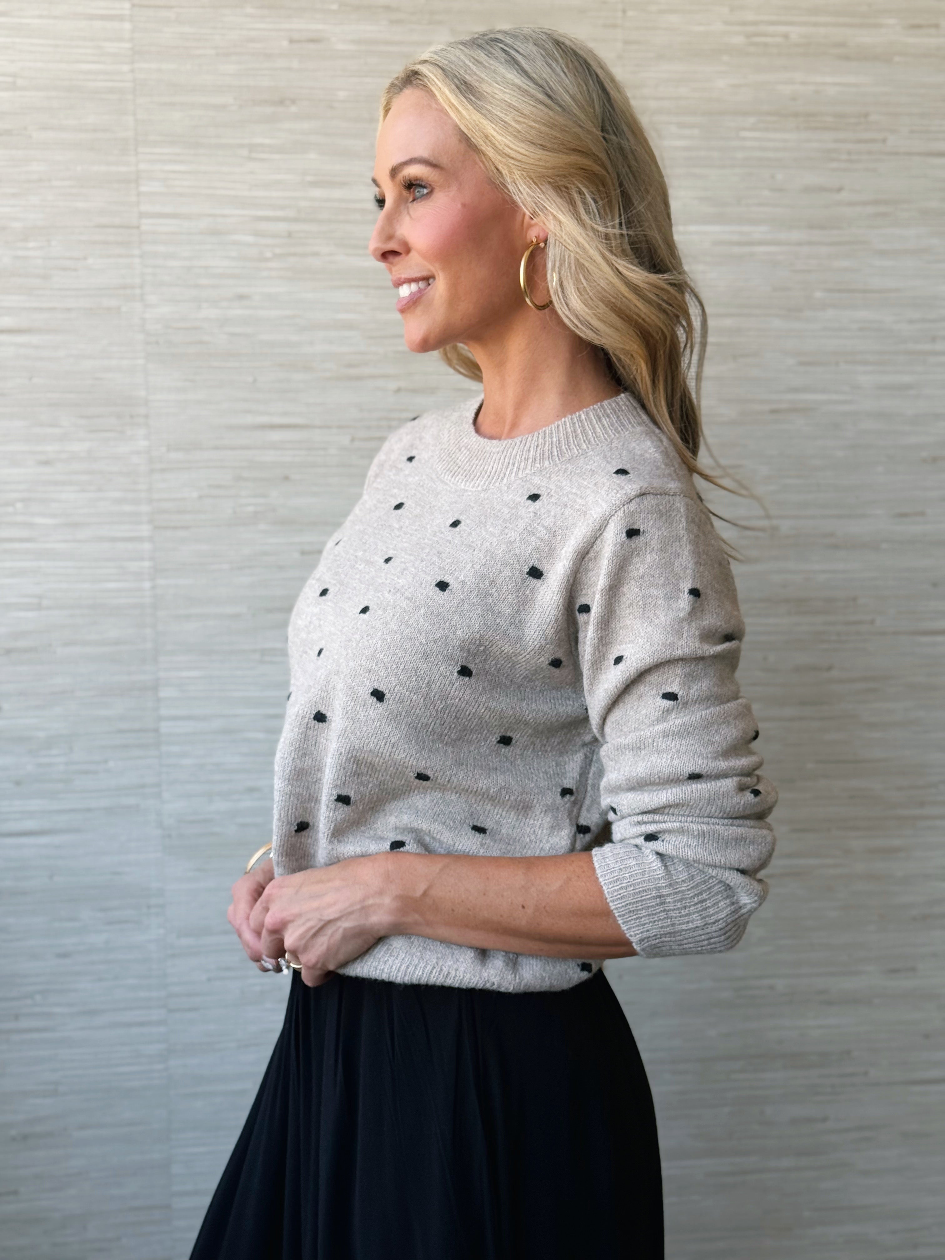 Birch Sweater - OATMEAL - willows clothing SWEATER