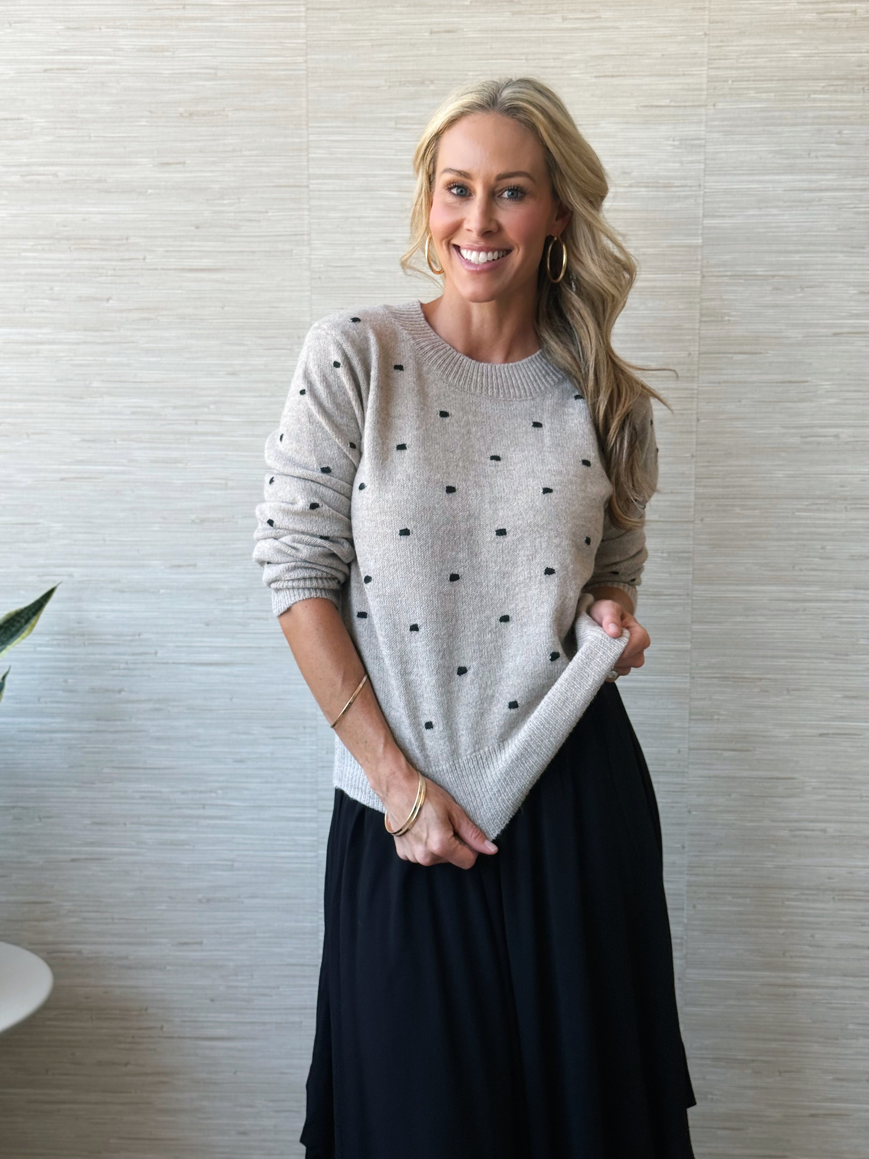 Birch Sweater - OATMEAL - willows clothing SWEATER