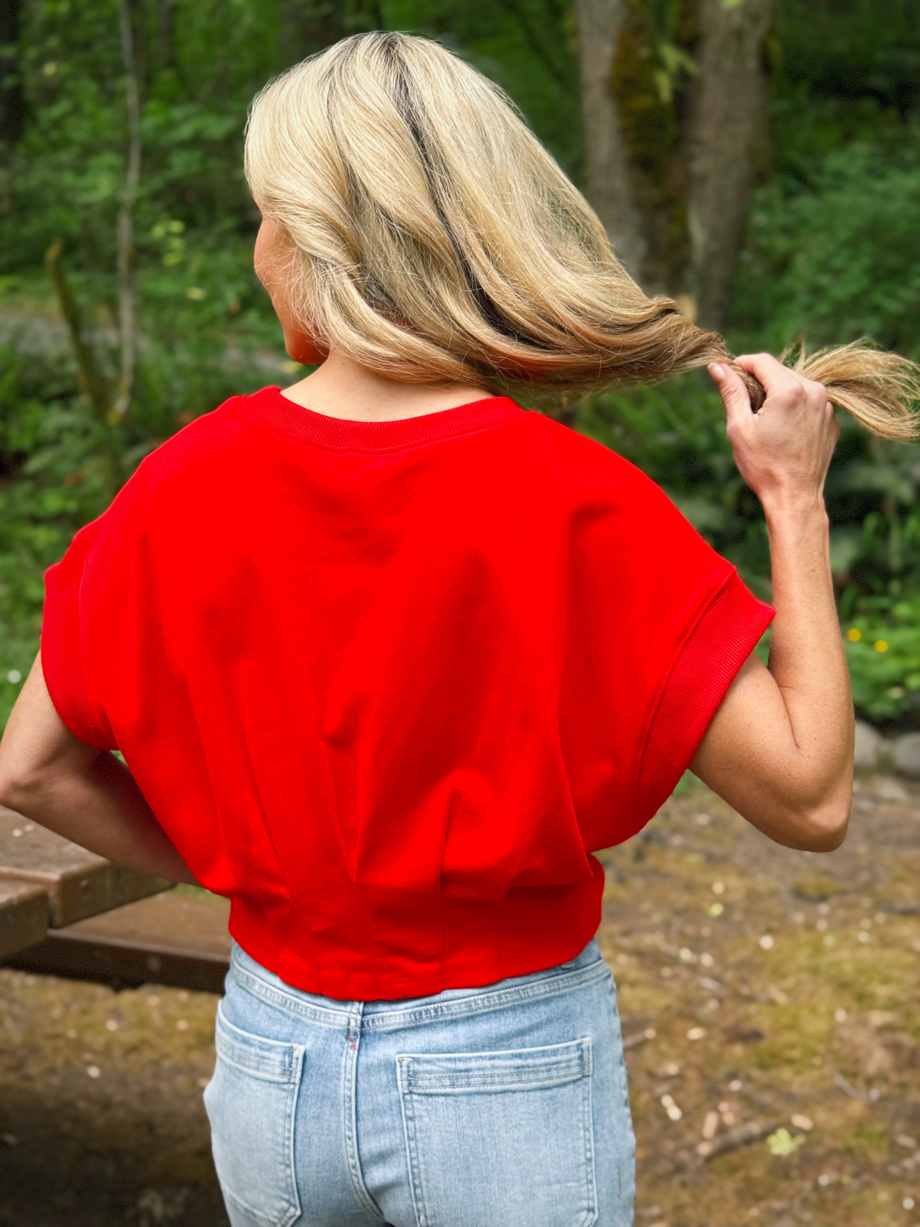 Boardwalk Tee - RED - willows clothing S/S SHIRT