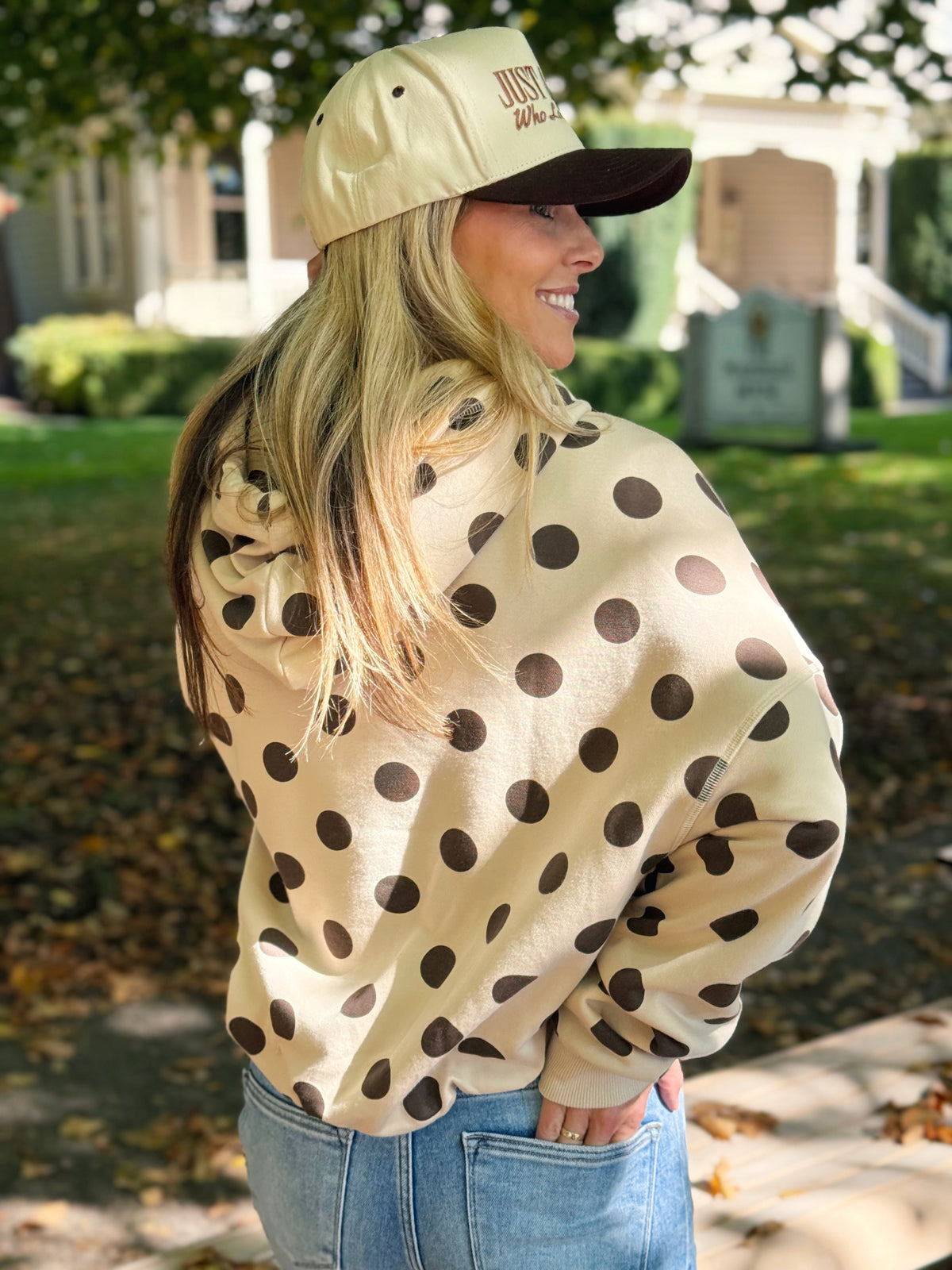 Briallen Hoodie - OATMEAL/COFFEE - willows clothing SWEATSHIRT