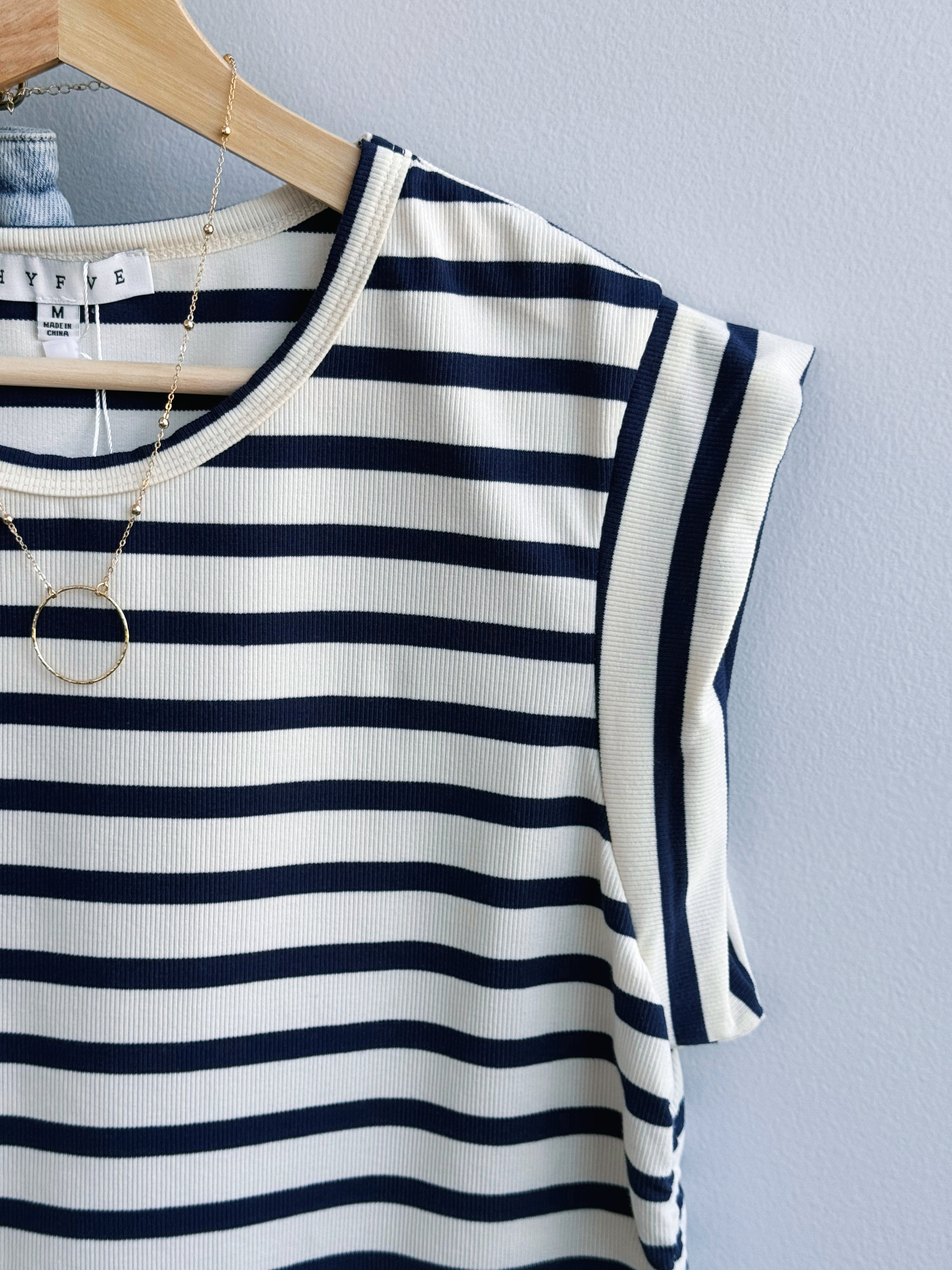 Brielle Tee - NAVY - willows clothing TANK