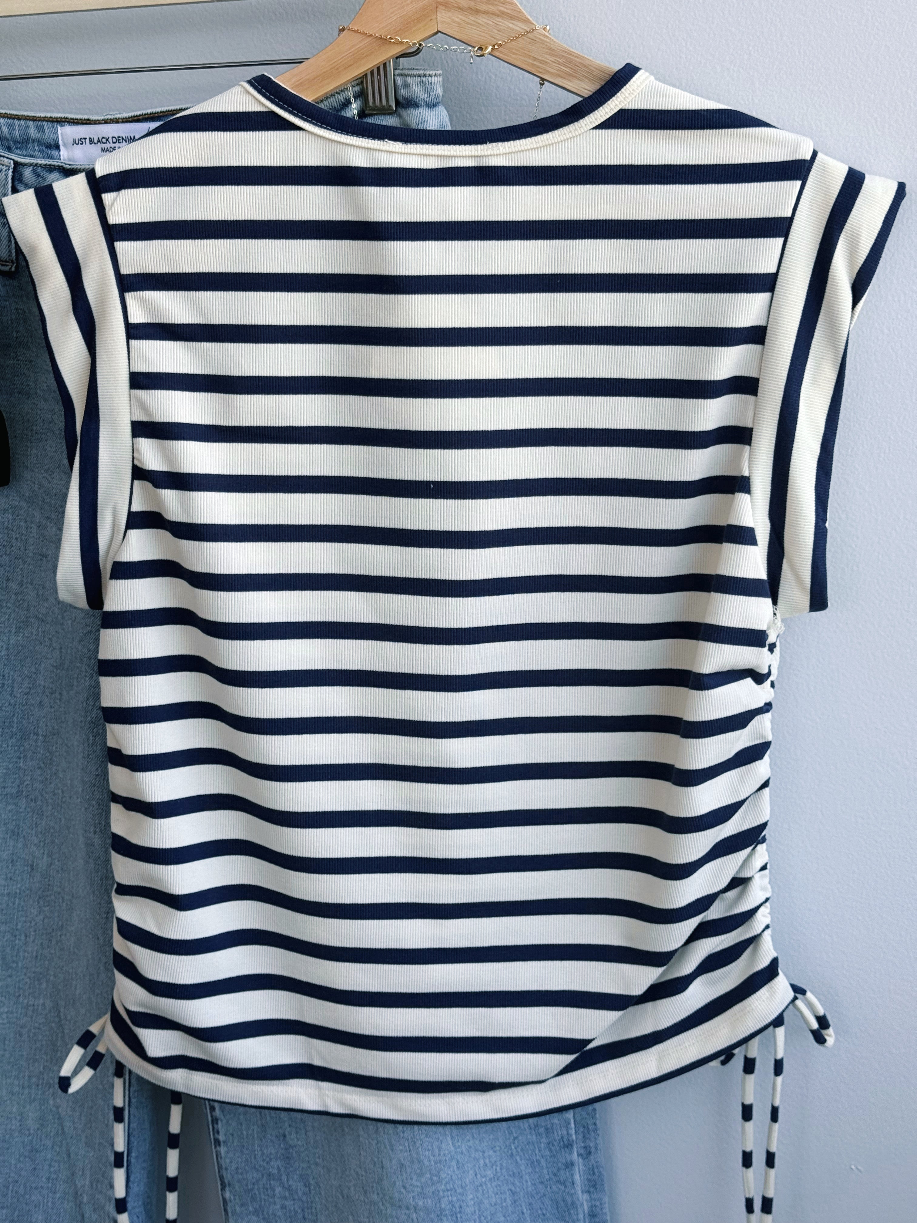Brielle Tee - NAVY - willows clothing TANK