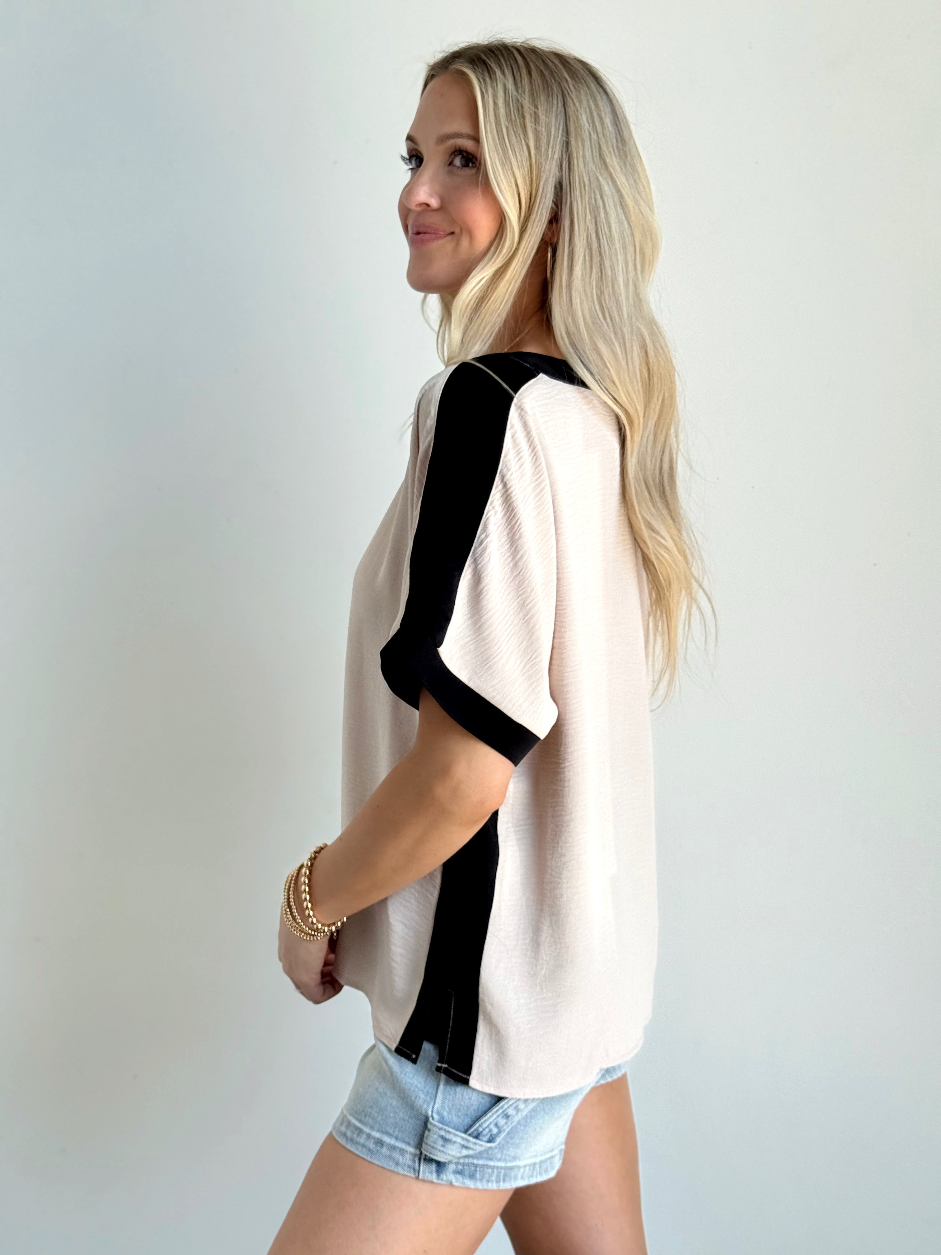 Capri Tee - OATMEAL - willows clothing S/S SHIRT