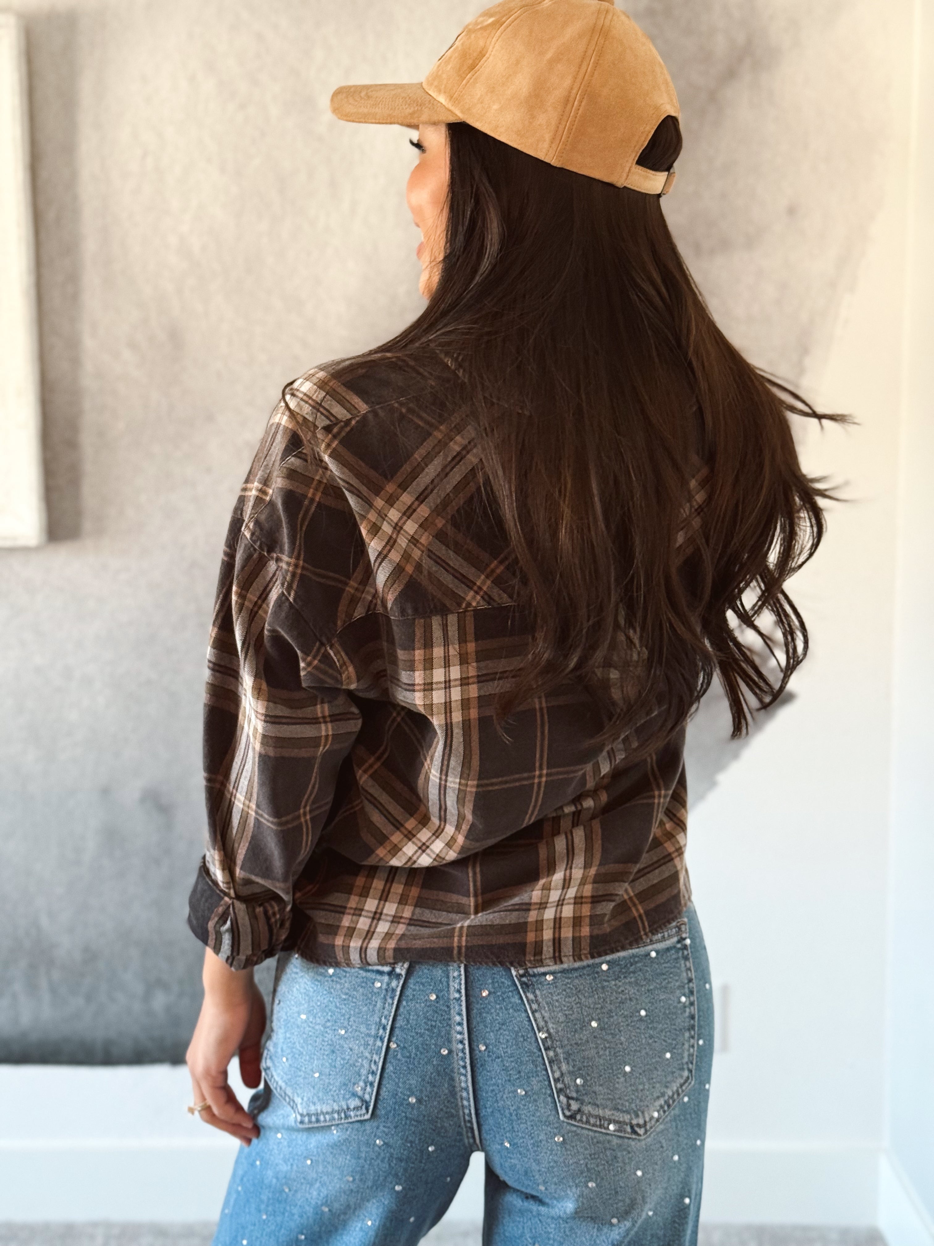 Carson Top - BLACK - willows clothing L/S SHIRT