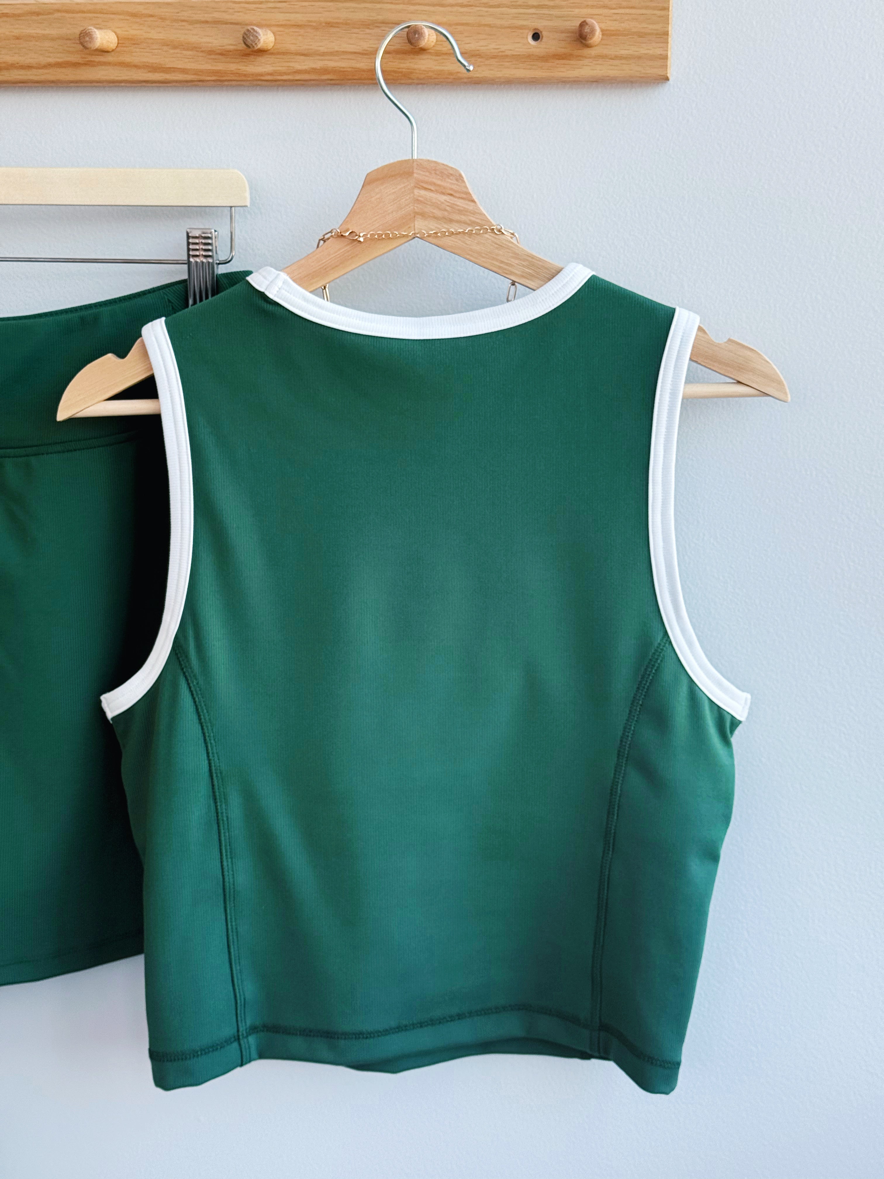 Carter Tank - FOREST IVORY - willows clothing TANK