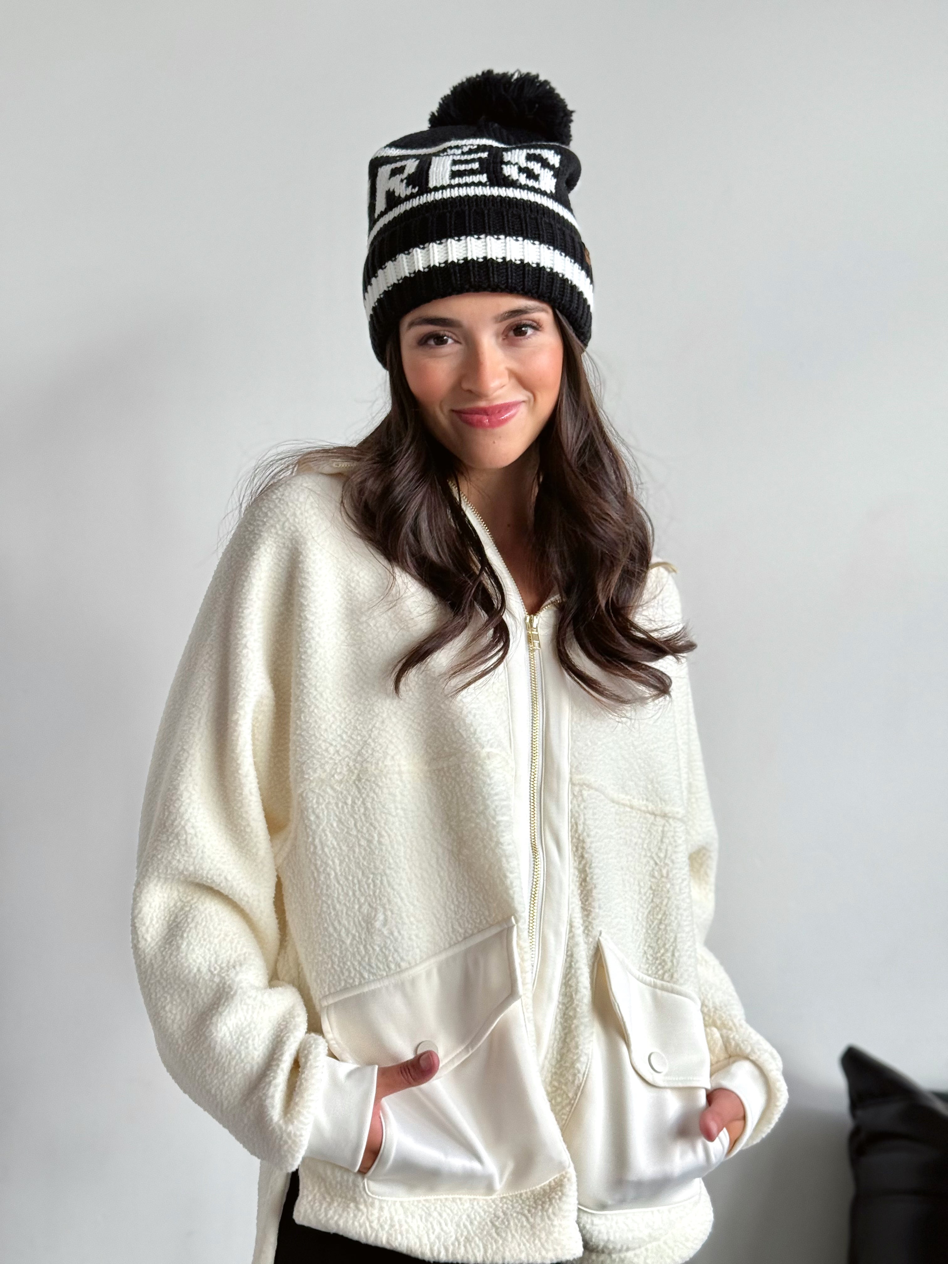 Chalet Jacket - IVORY - willows clothing JACKET