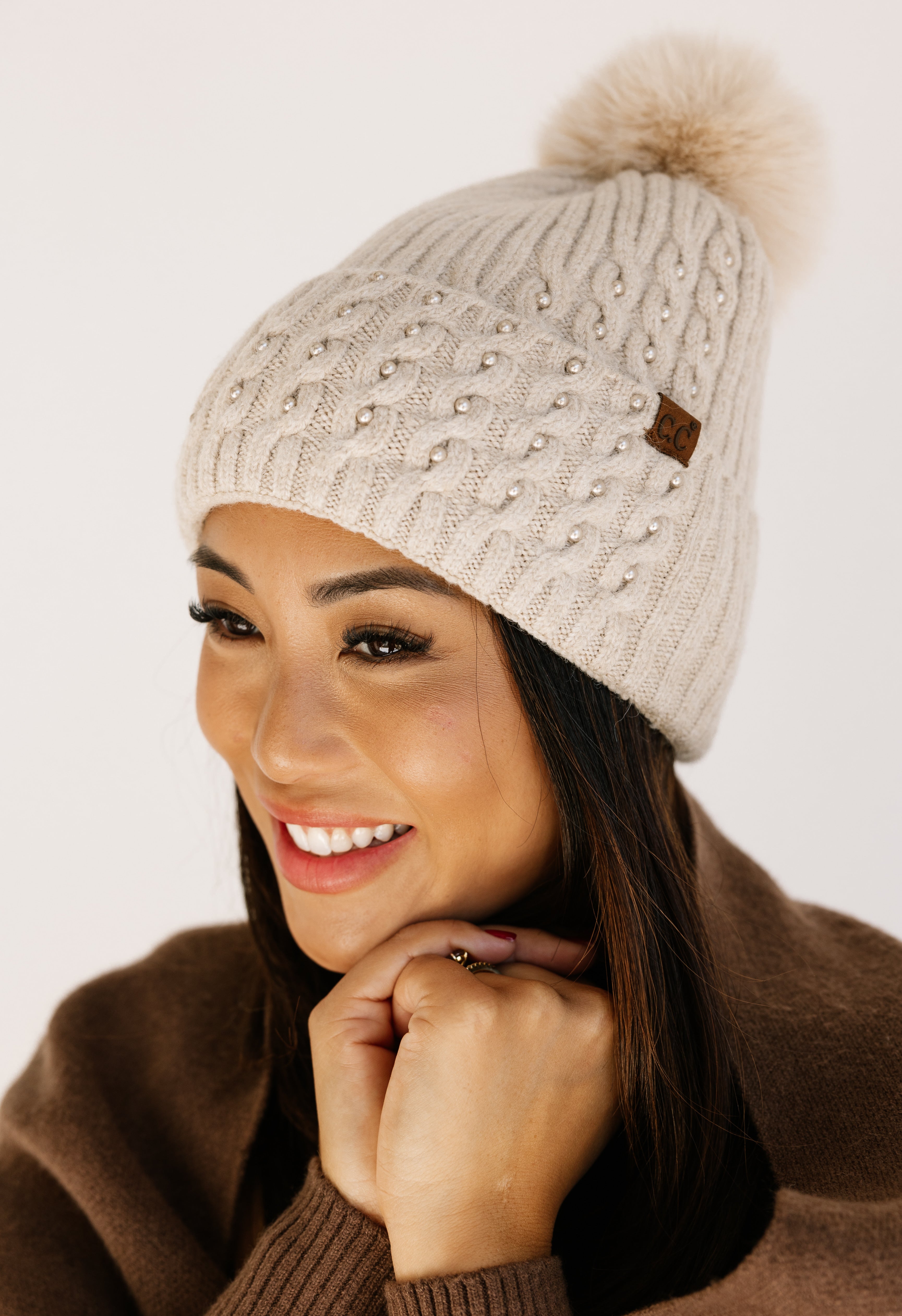 Charmed Beanie - BEIGE - willows clothing HAT