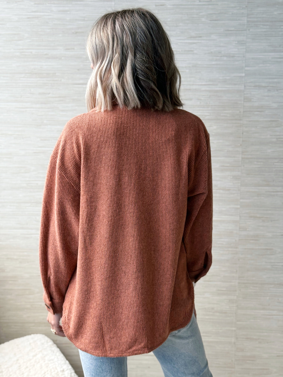 Chesapeake Shacket - RUST - willows clothing JACKET