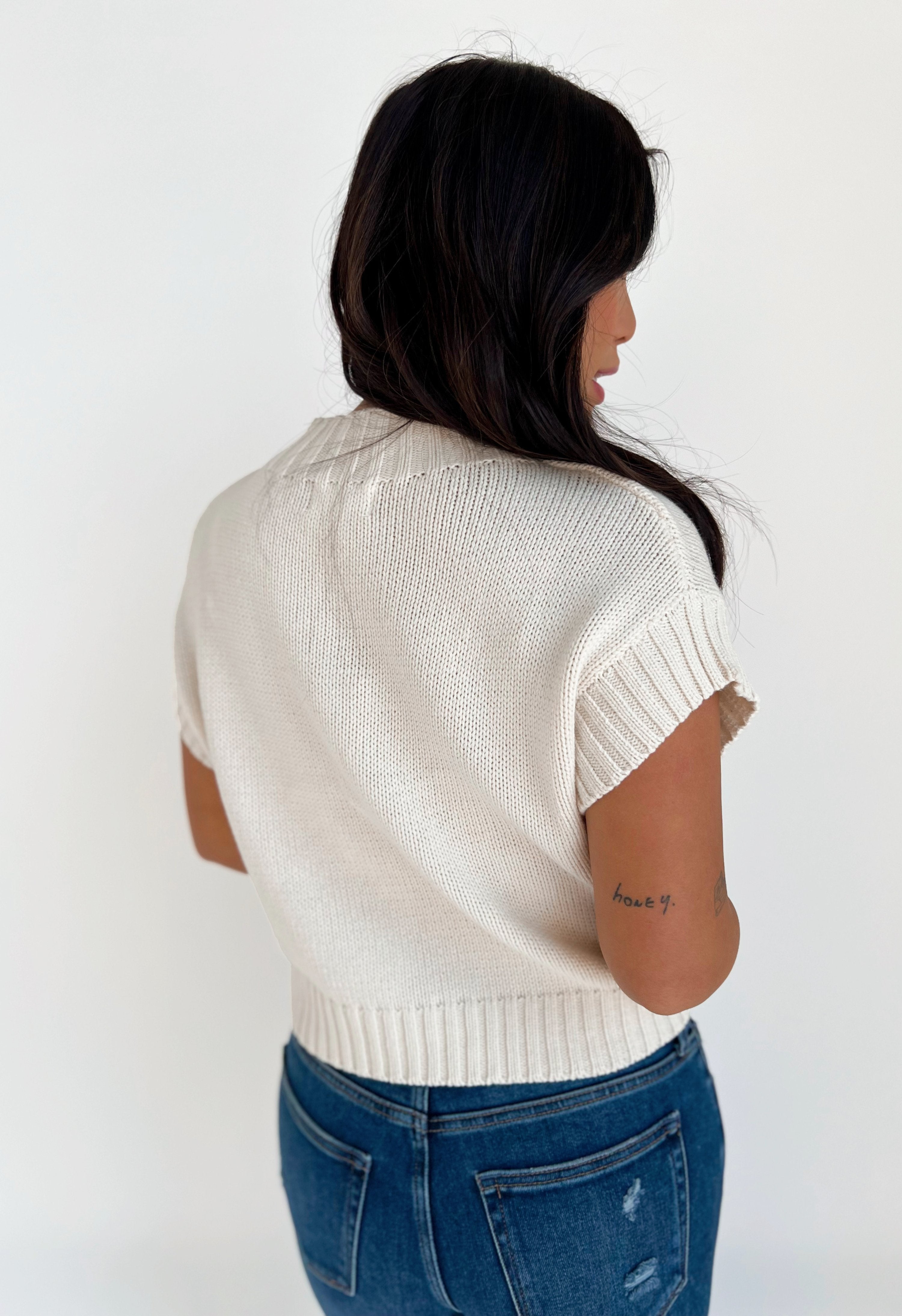 Chloe Sweater - IVORY - willows clothing SWEATER