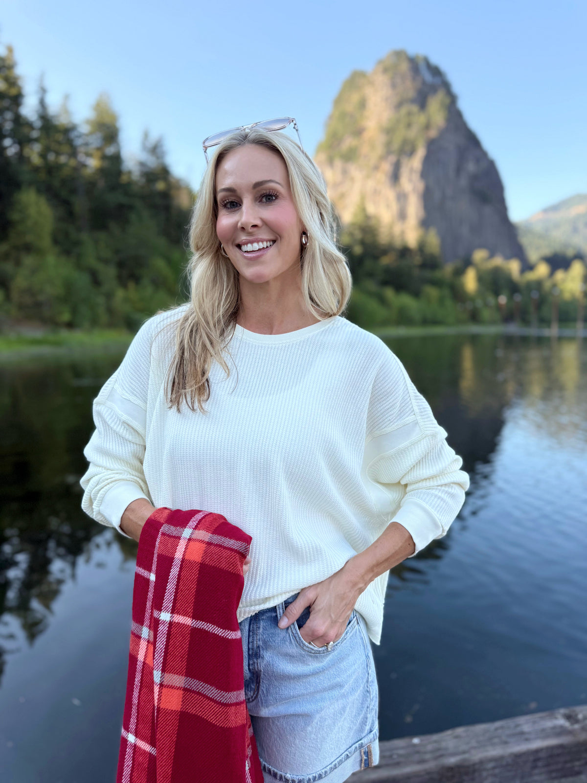 Cider Date Sweatshirt - CREAM - willows clothing L/S SHIRT