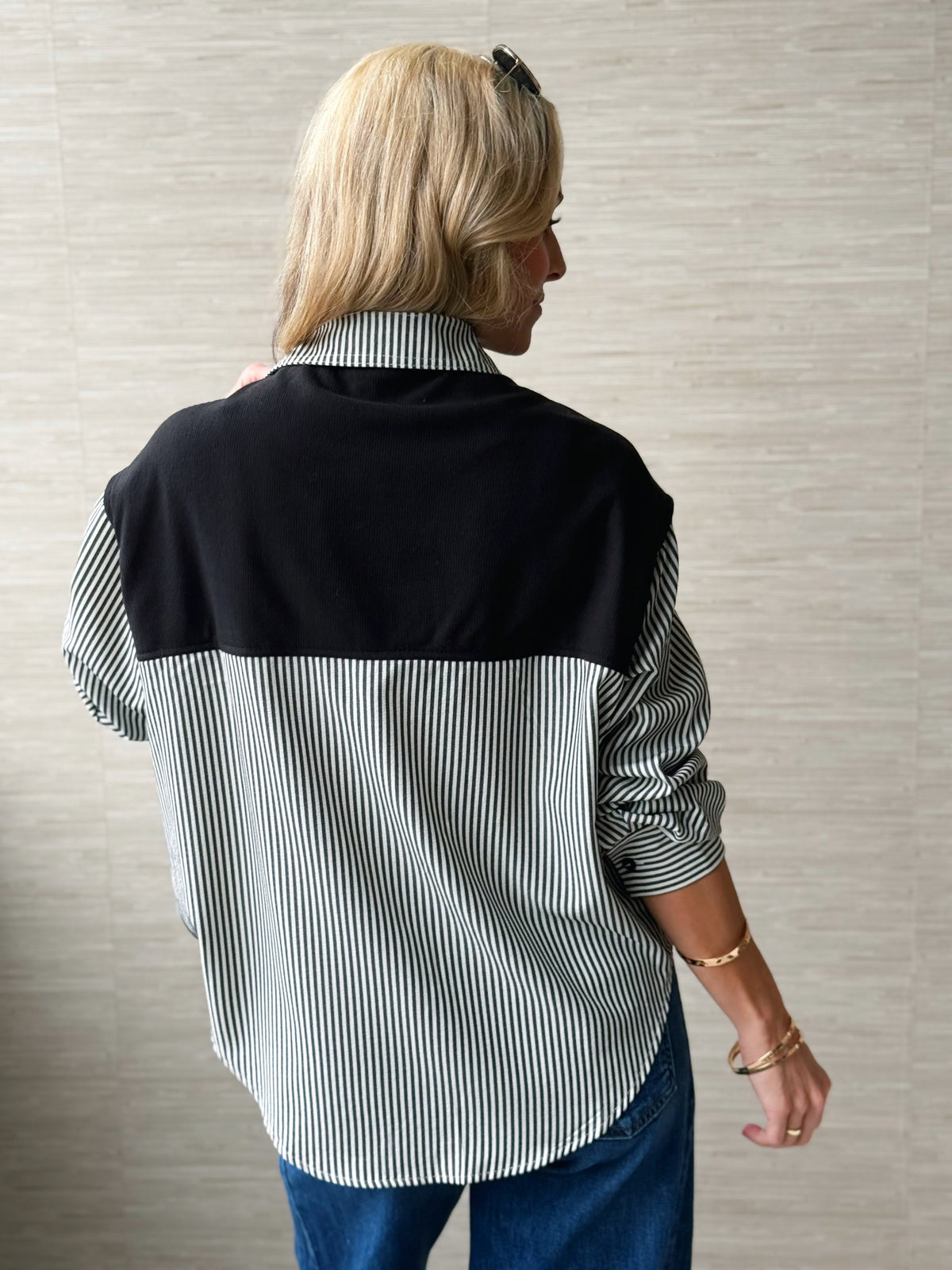 Cindy Lou Top - BLACK - willows clothing L/S SHIRT