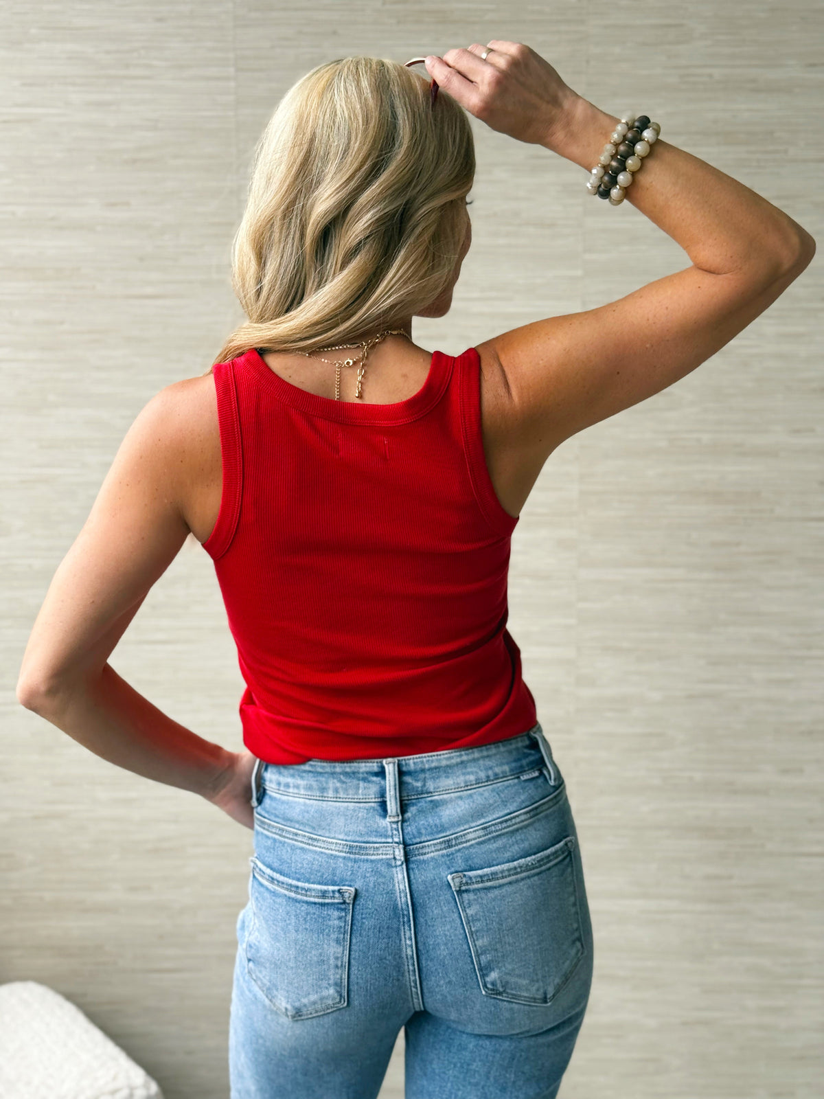 Clarkson Tank - CHILI PEPPER - willows clothing TANKS