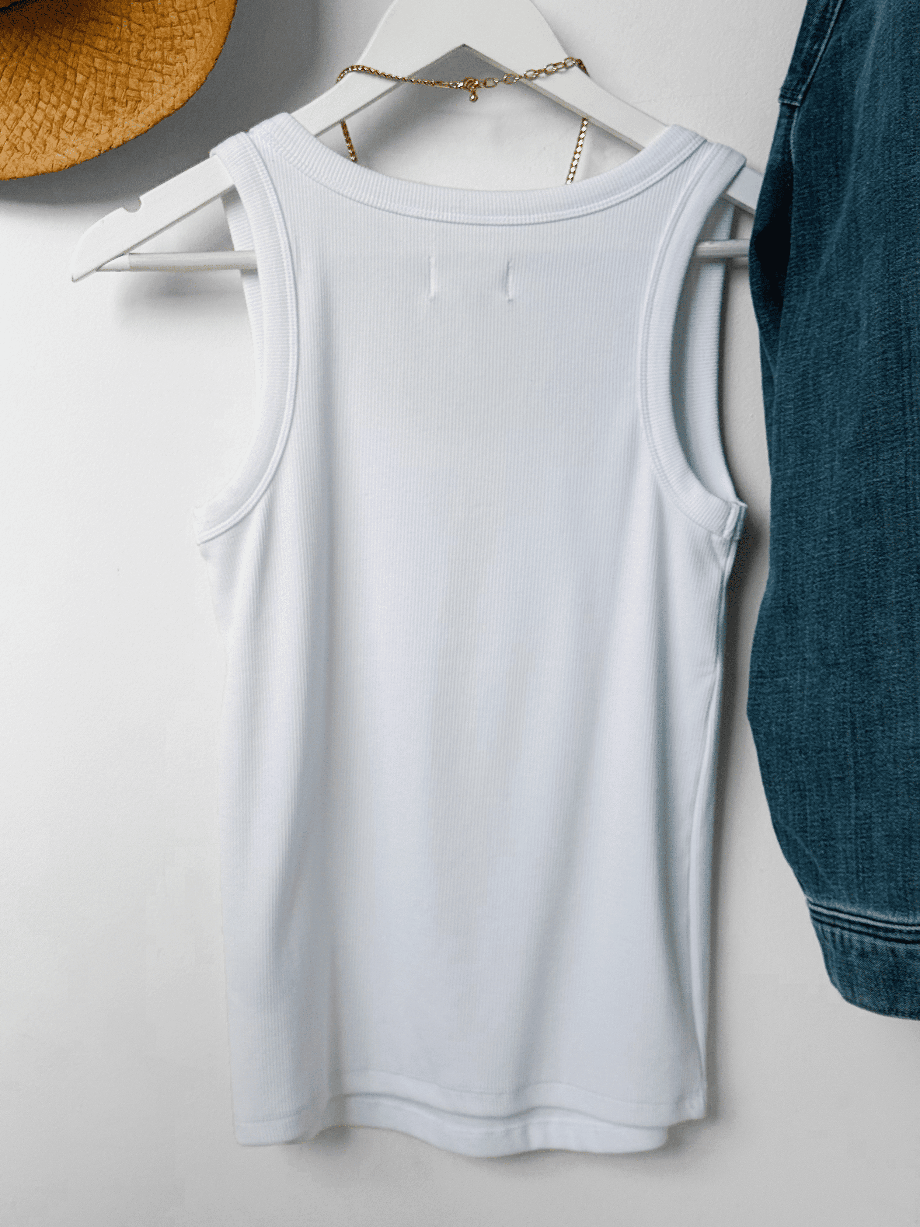 Clarkson Tank - WHITE - willows clothing TANK