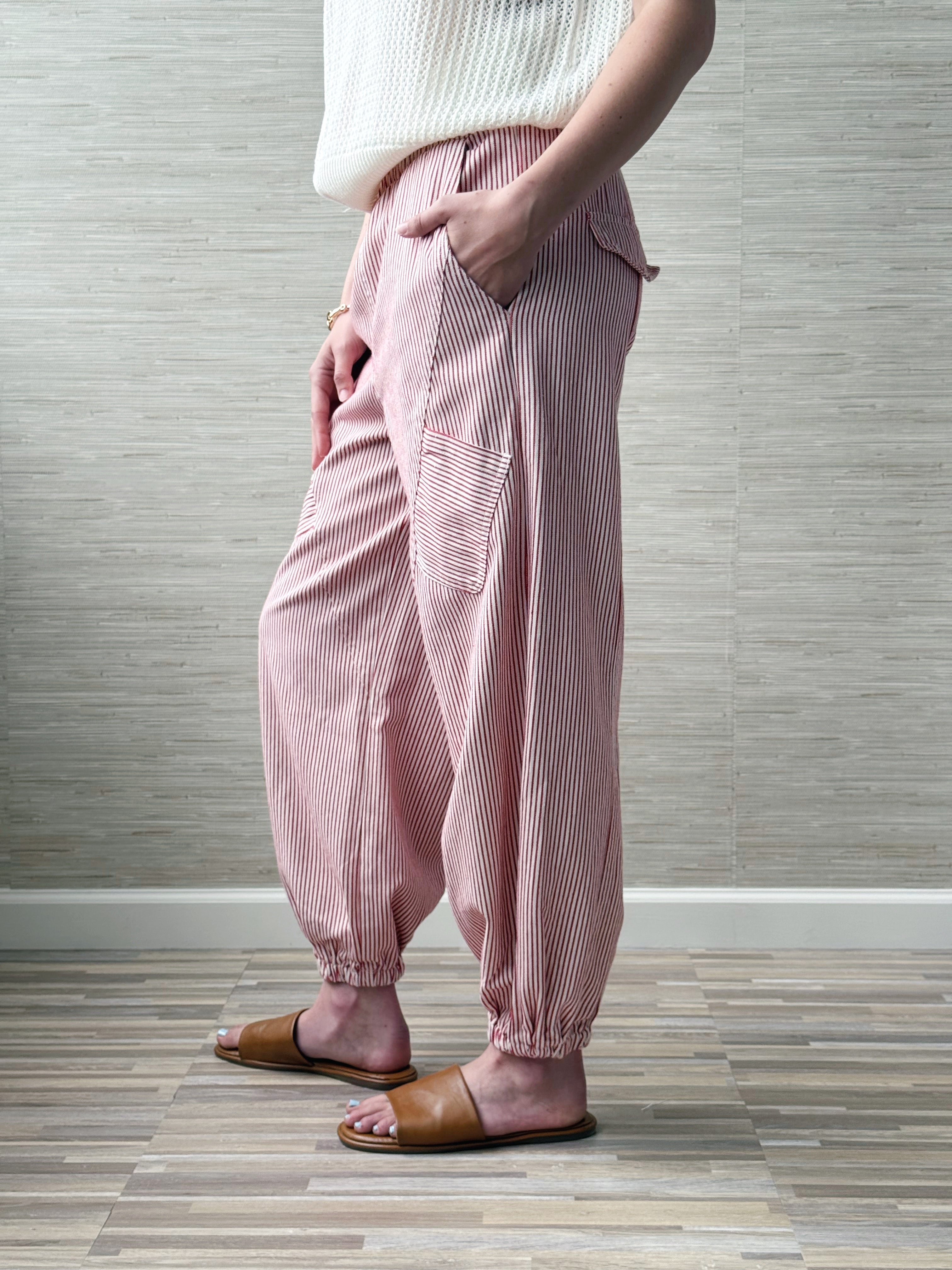 Coney Island Pants - RED - willows clothing PANTS