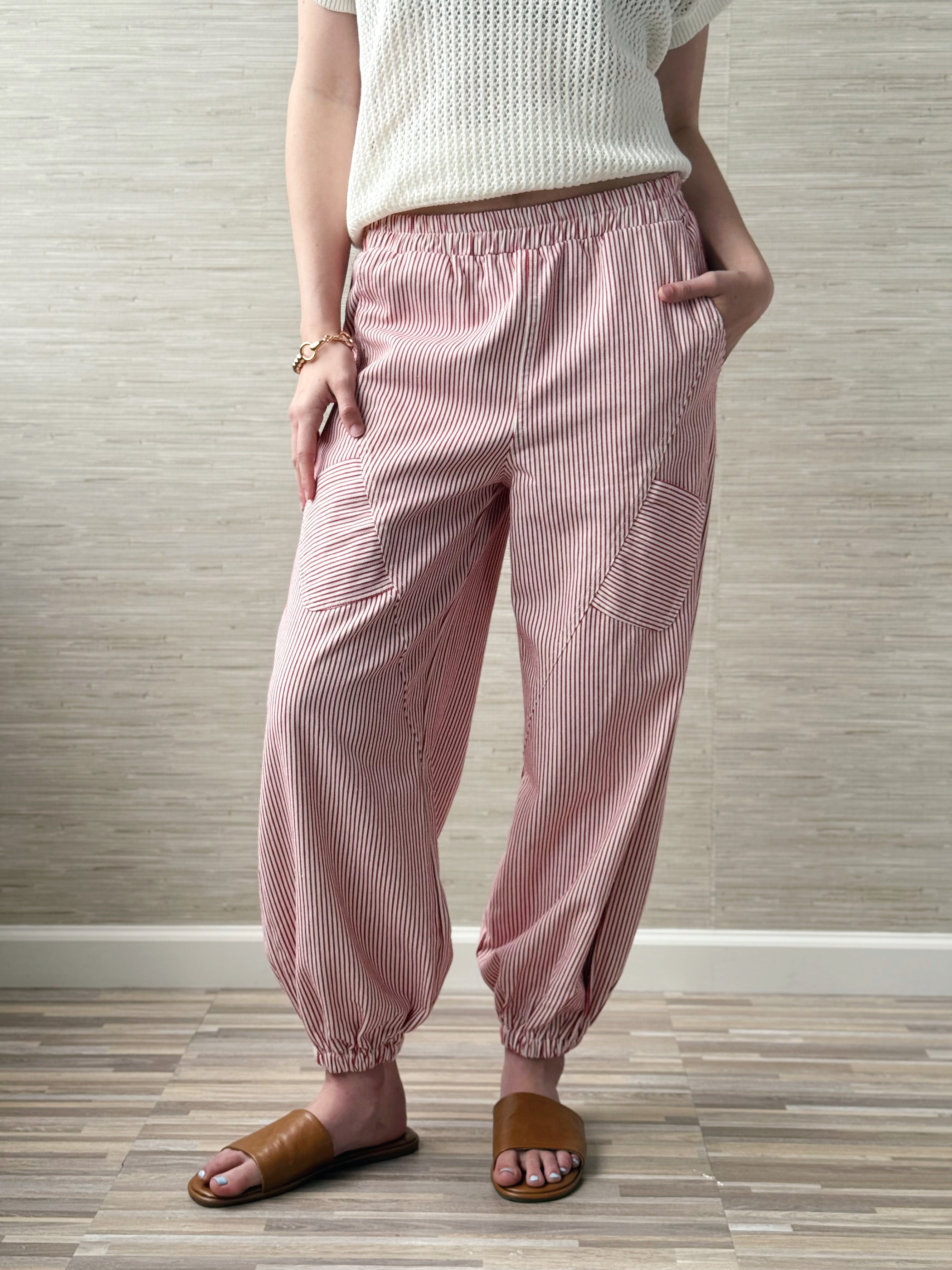 Coney Island Pants - RED - willows clothing PANTS