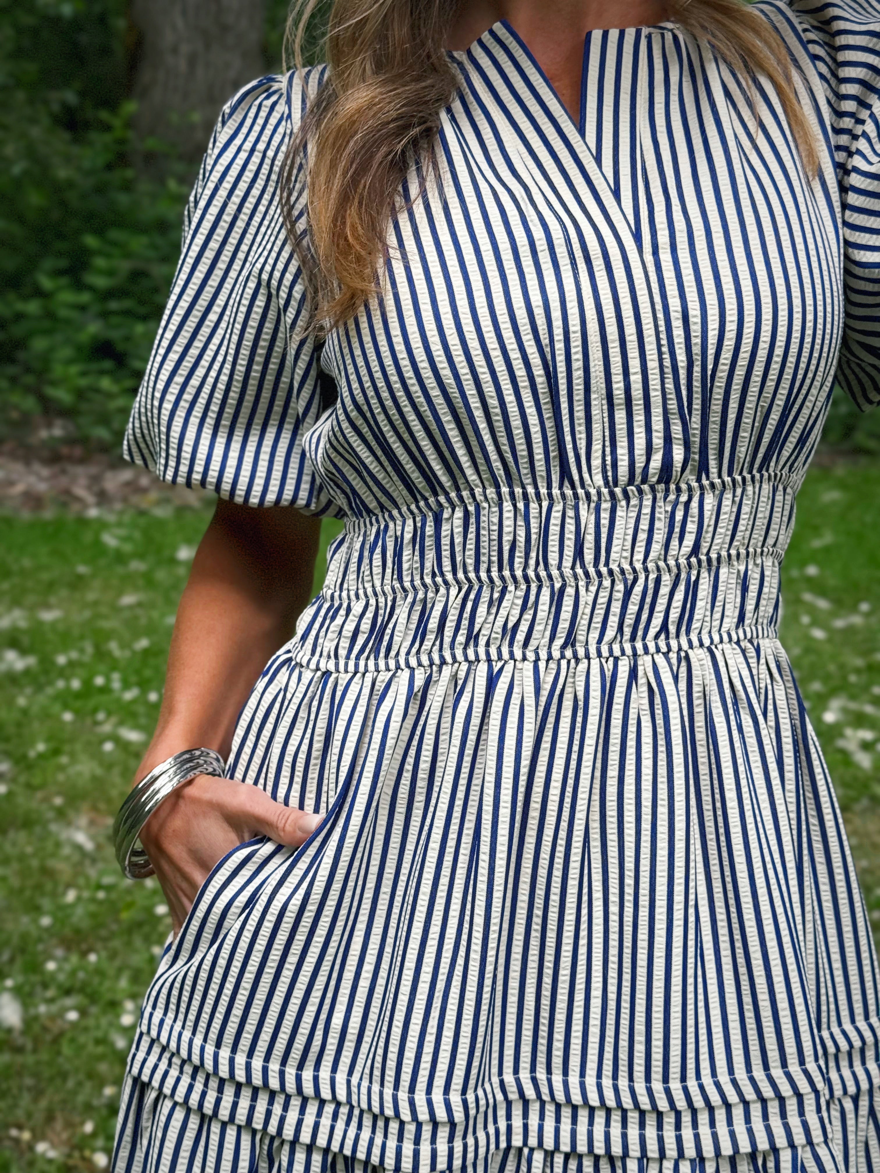 Countryside Dress - NAVY - willows clothing MIDI DRESS