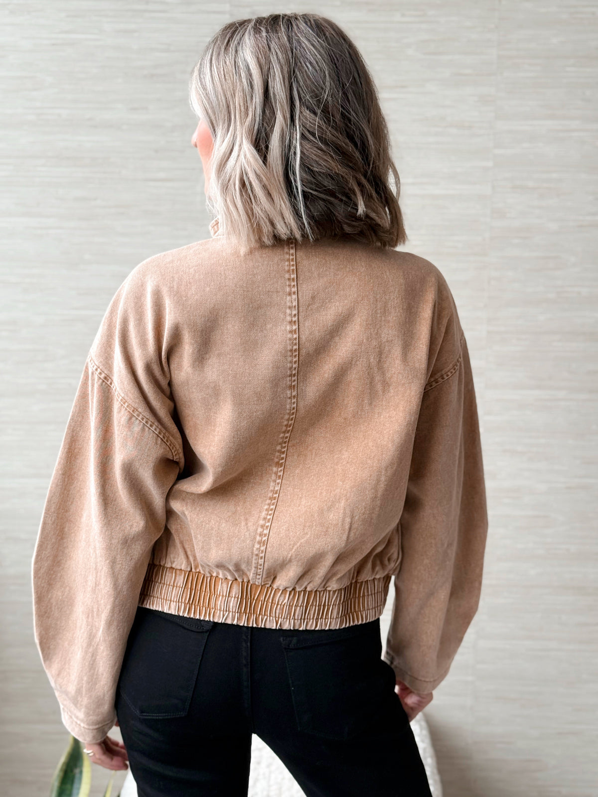 Cozy Chapter Jacket - CAMEL - willows clothing JACKET