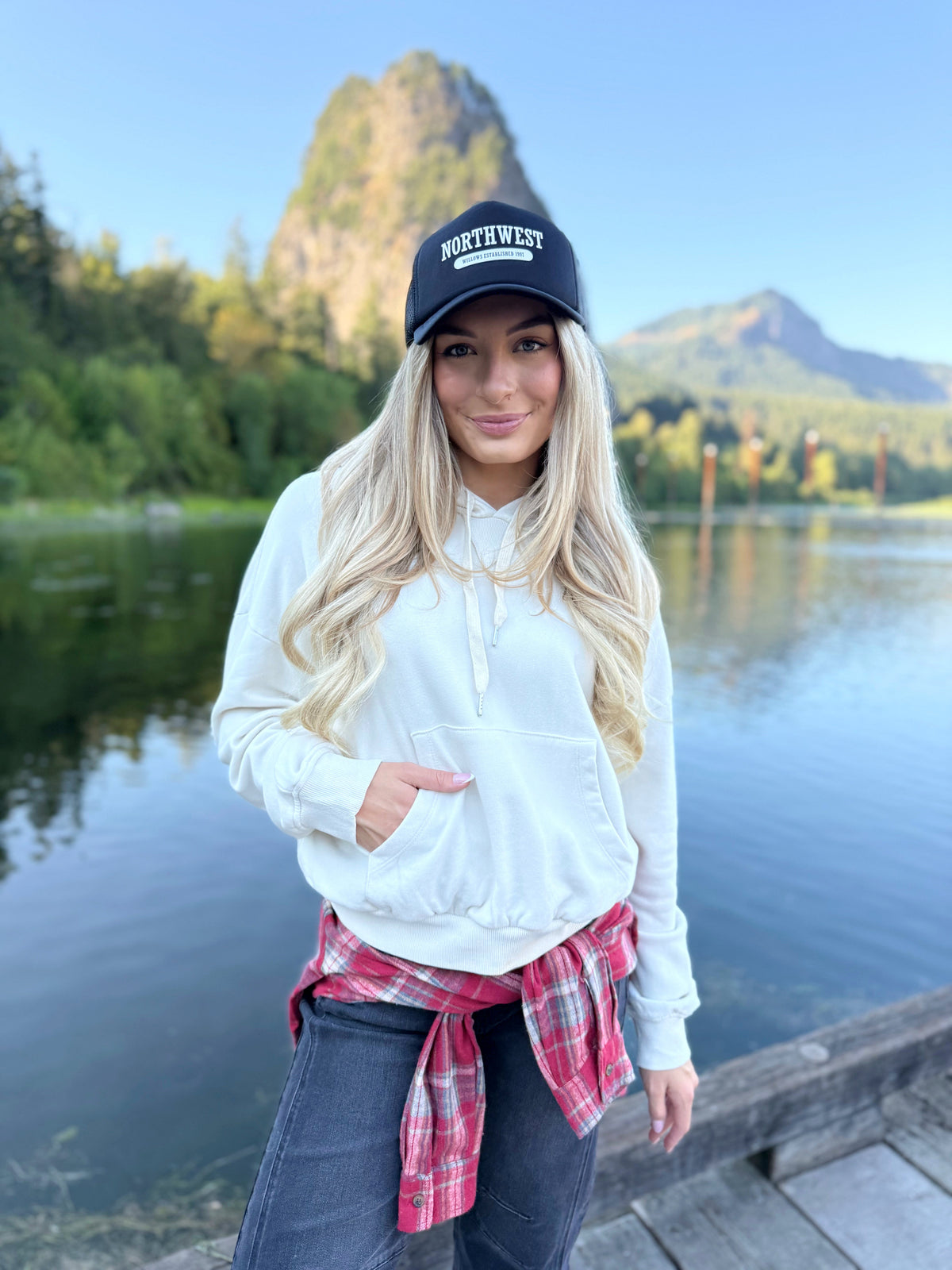 Cozy Wash Hoodie - ALPACA - willows clothing SWEATSHIRT