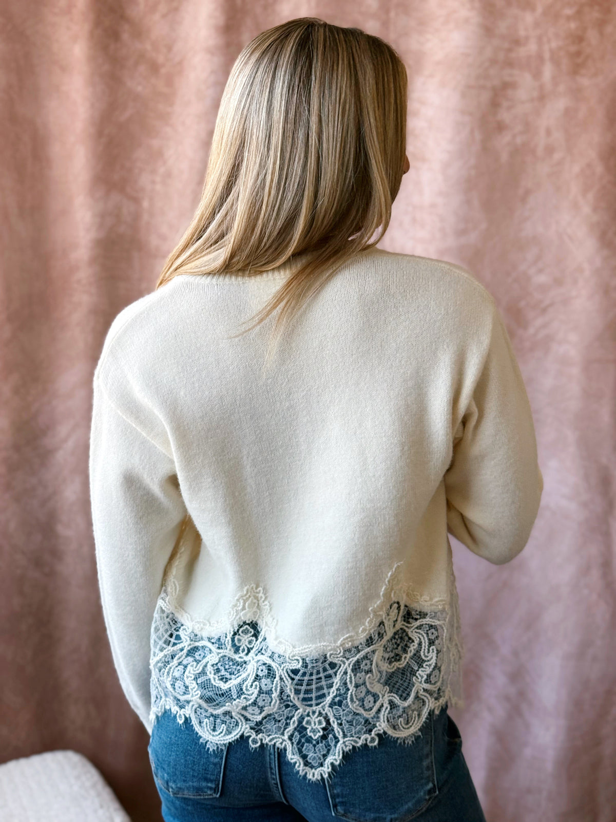 Daisy Mae Cardigan - CREAM - willows clothing Cardigan