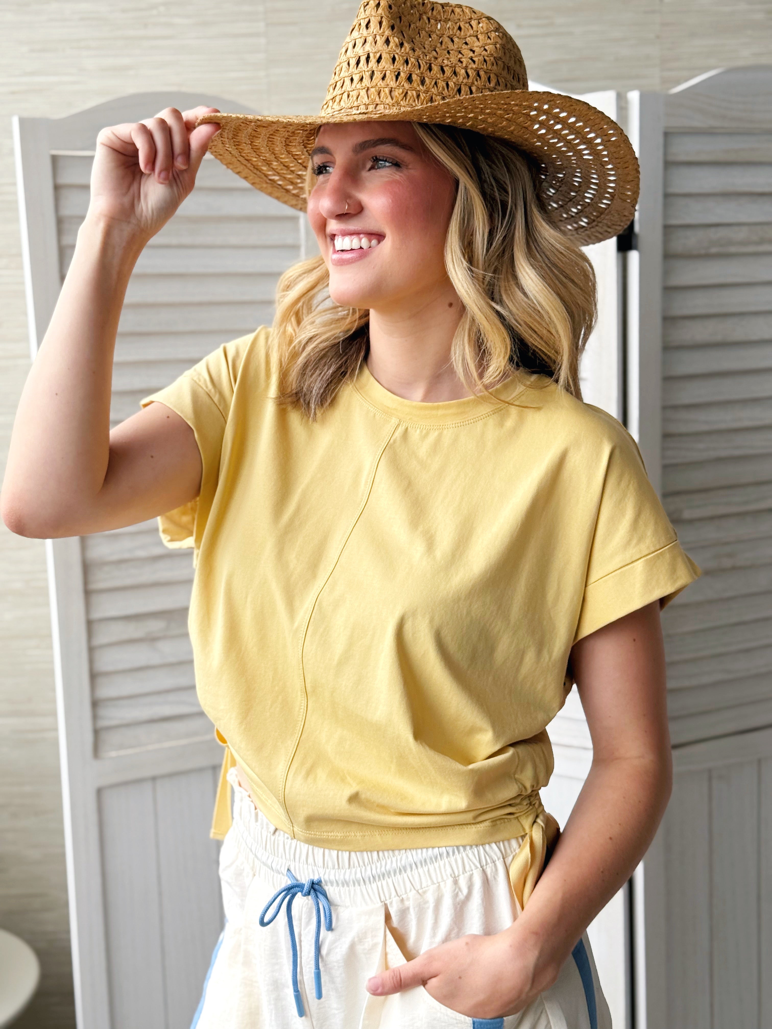 Dakota Tee - DAFFODIL - willows clothing S/S SHIRT