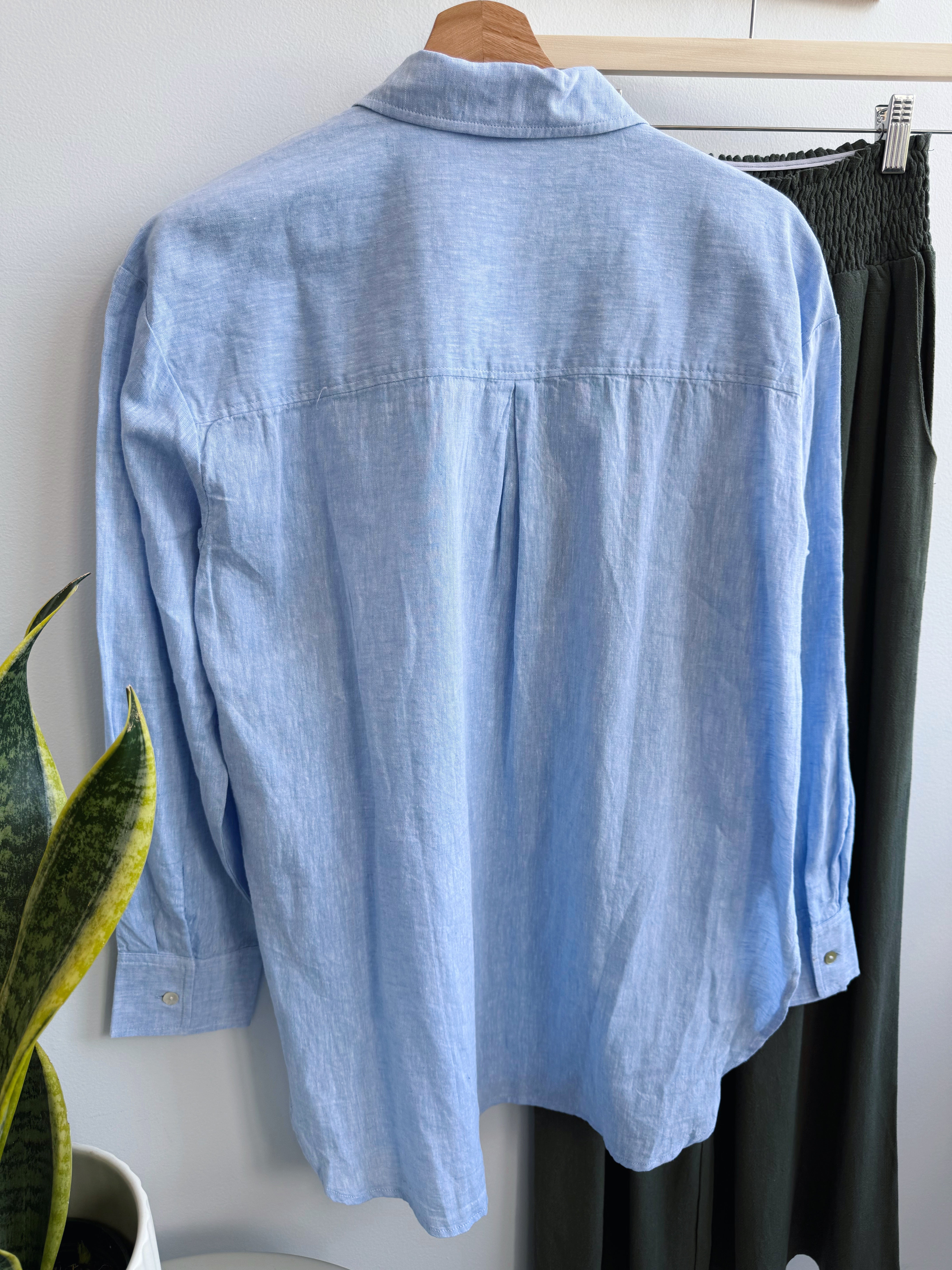 Davia Shirt - CHAMBRAY - willows clothing L/S SHIRT