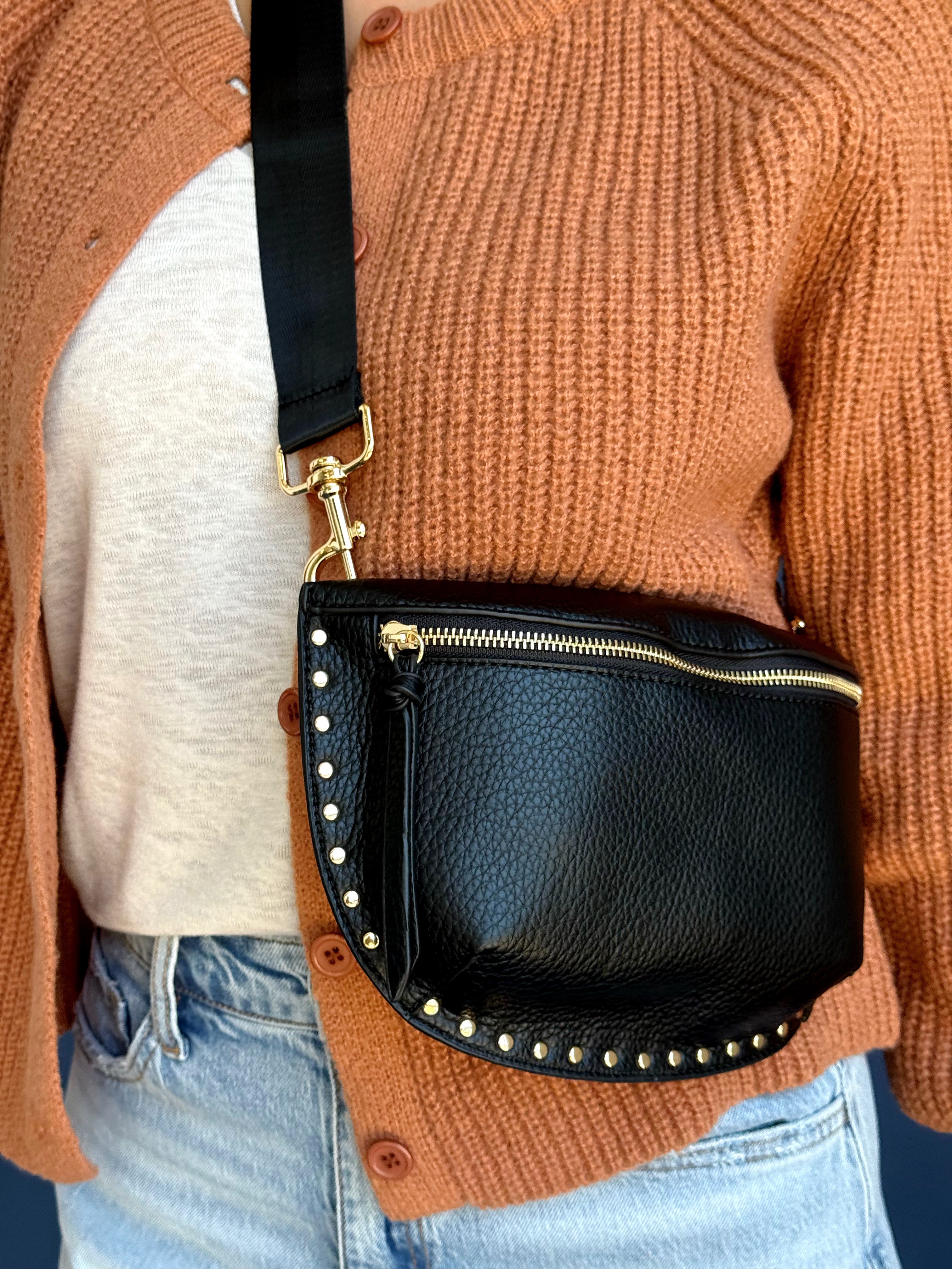 Delancey Crossbody - BLACK - willows clothing FANNY PACK