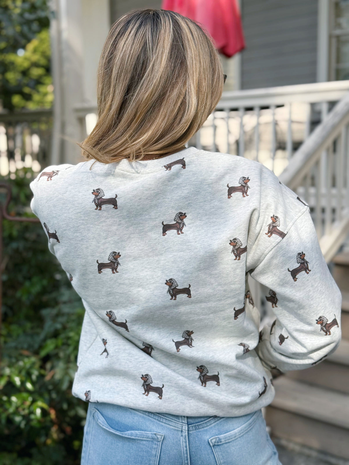 Dog Lover Sweatshirt - MELANGE - willows clothing SWEATSHIRT