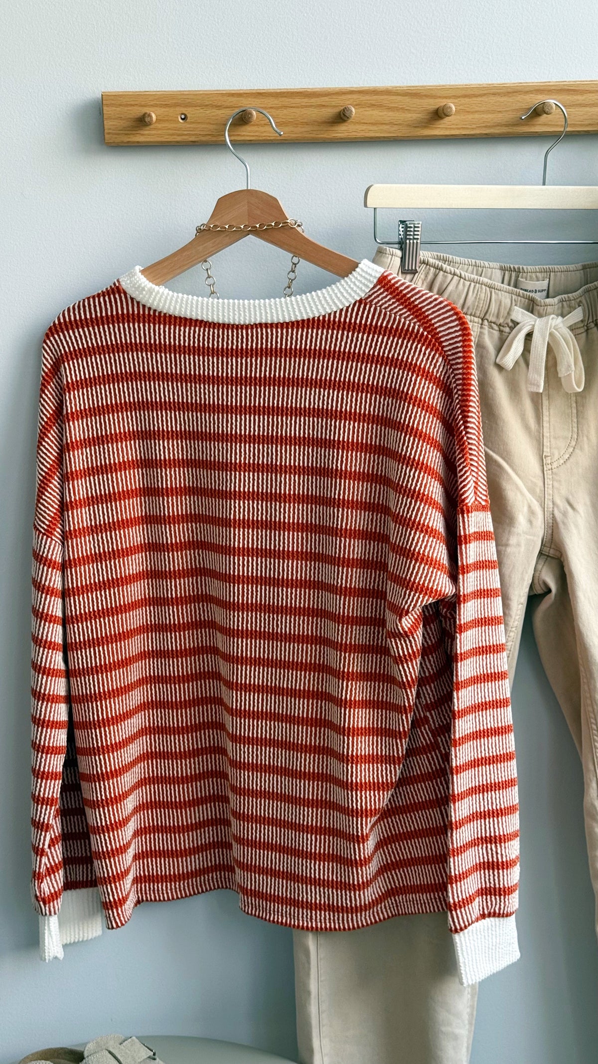 Earth, Wind & Fire Top - BURNT ORANGE - willows clothing L/S SHIRT