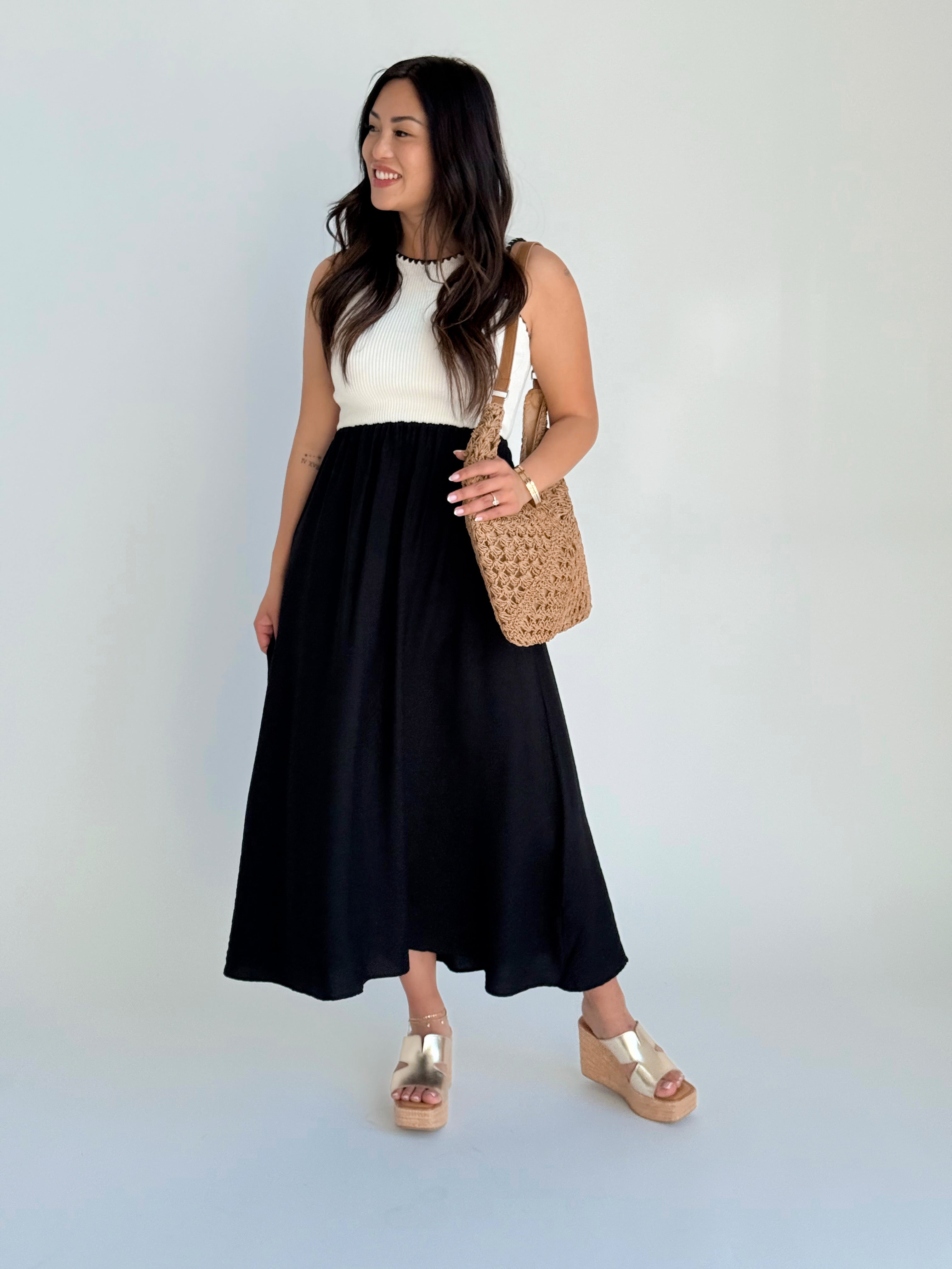 Edith Dress - BLACK - willows clothing Long Dress