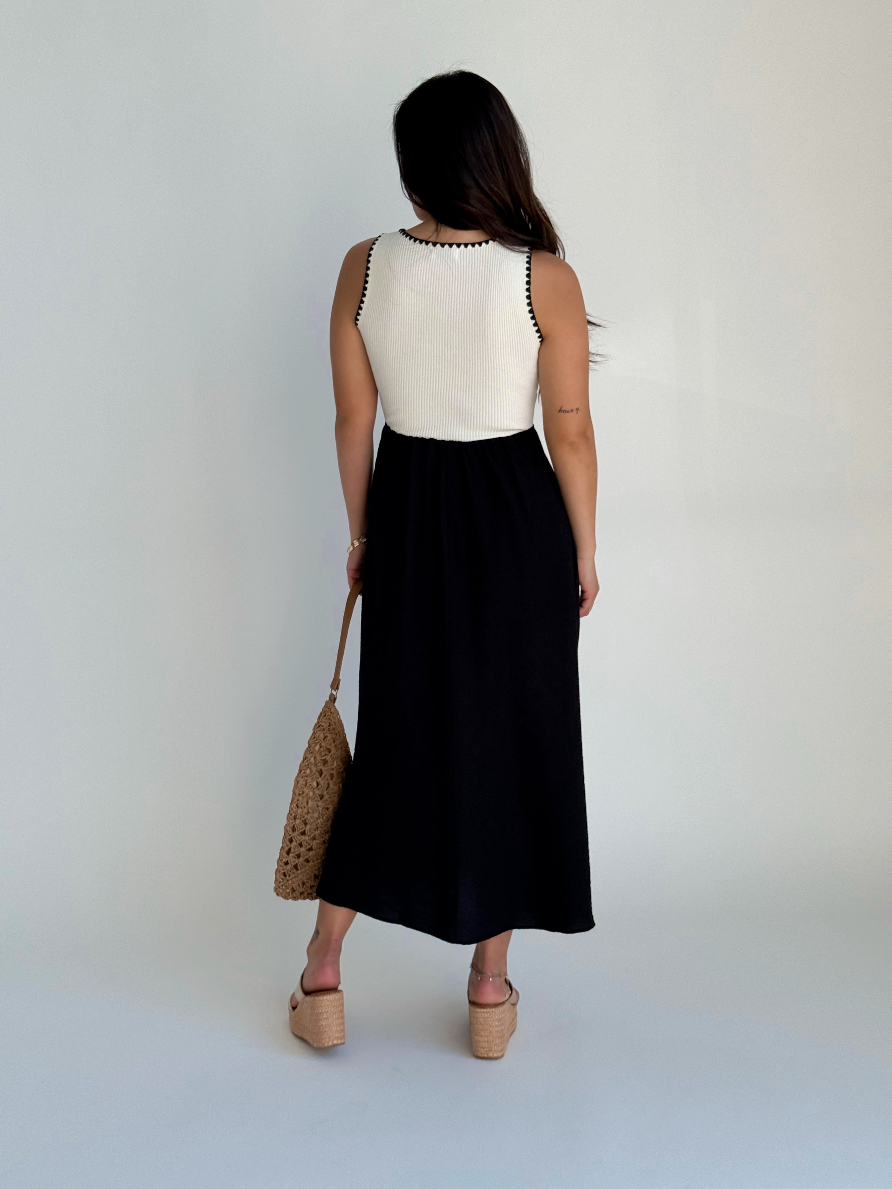 Edith Dress - BLACK - willows clothing Long Dress