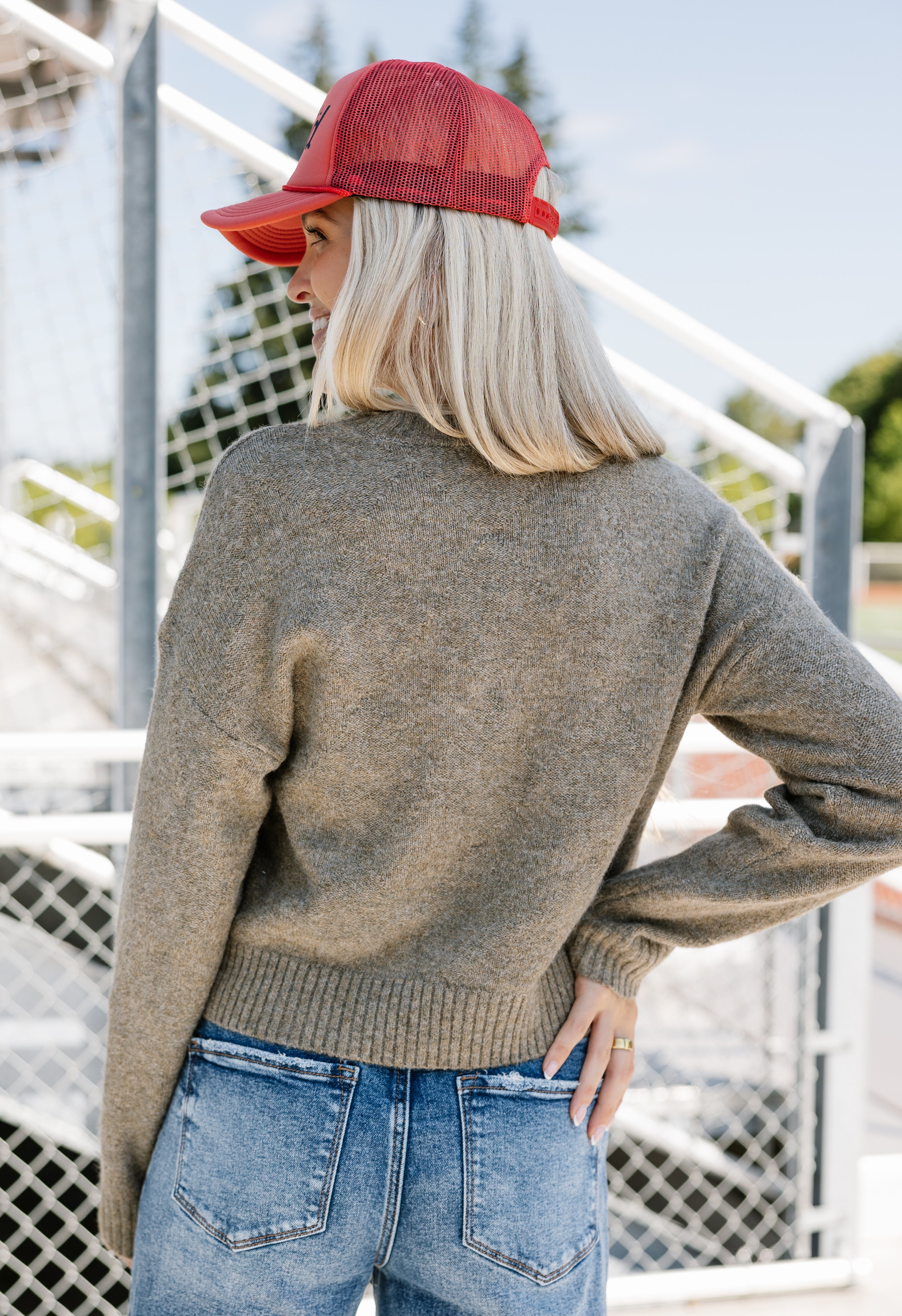 Elisa Sweater - DESERT TAN - willows clothing SWEATER