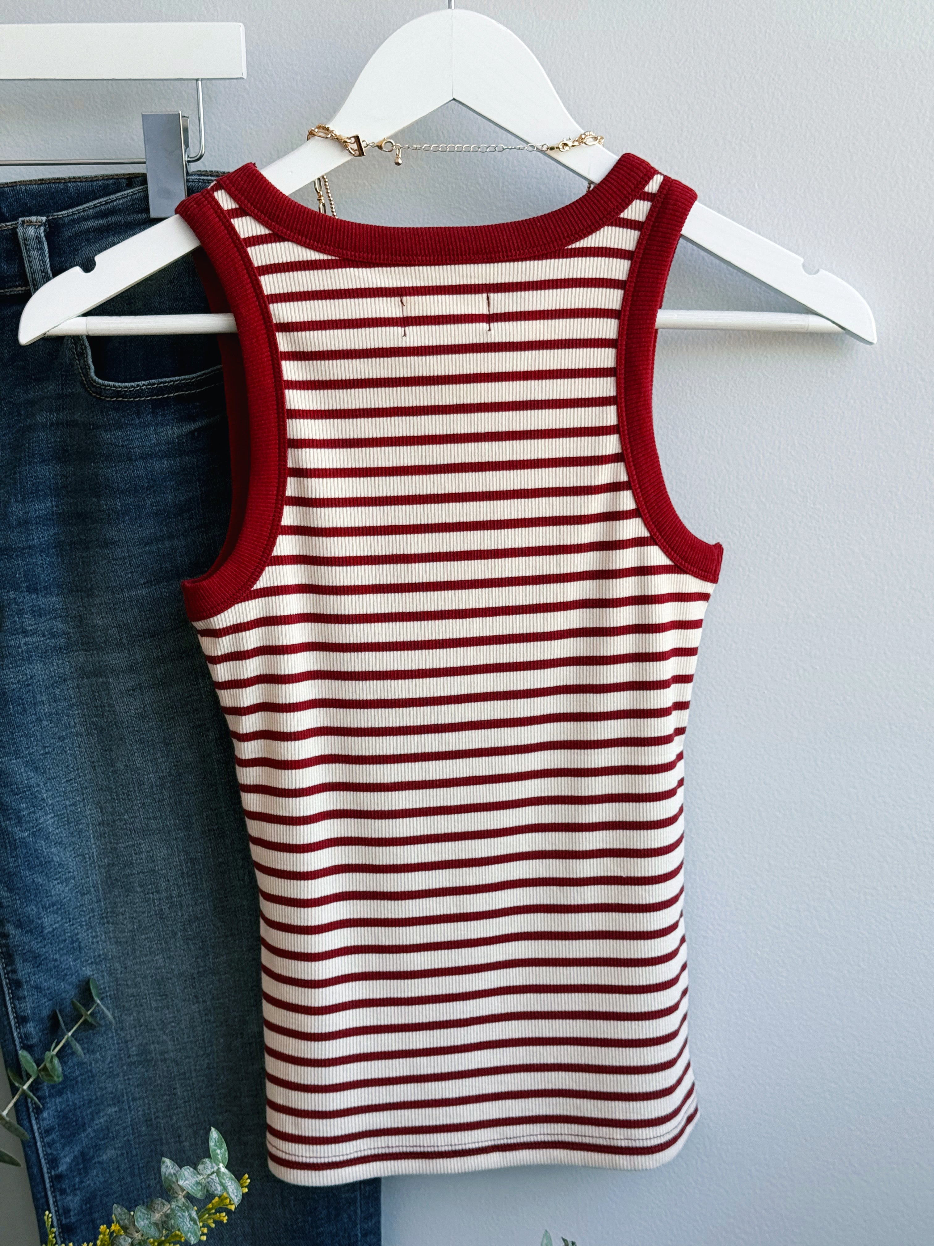 Ellen Tank - SAND RED - willows clothing TANK