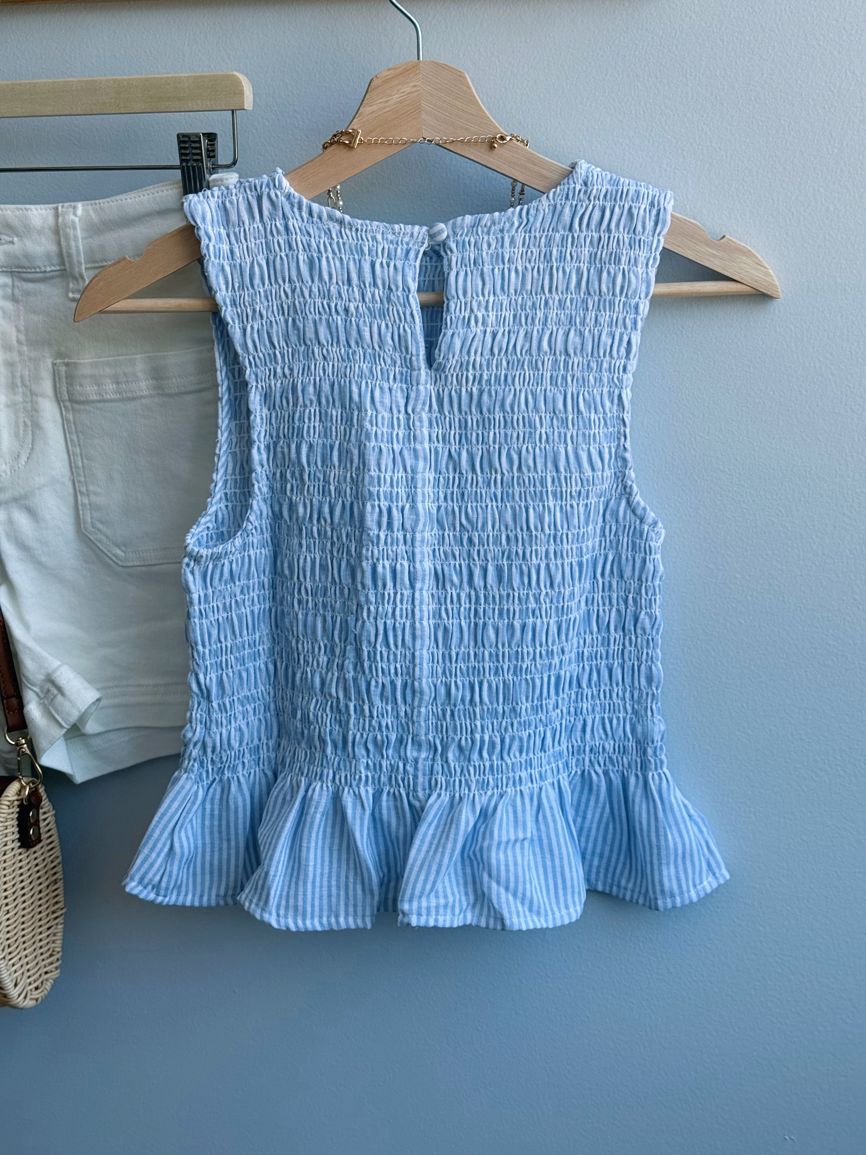 Emery Tank - LIGHT BLUE - willows clothing TANK
