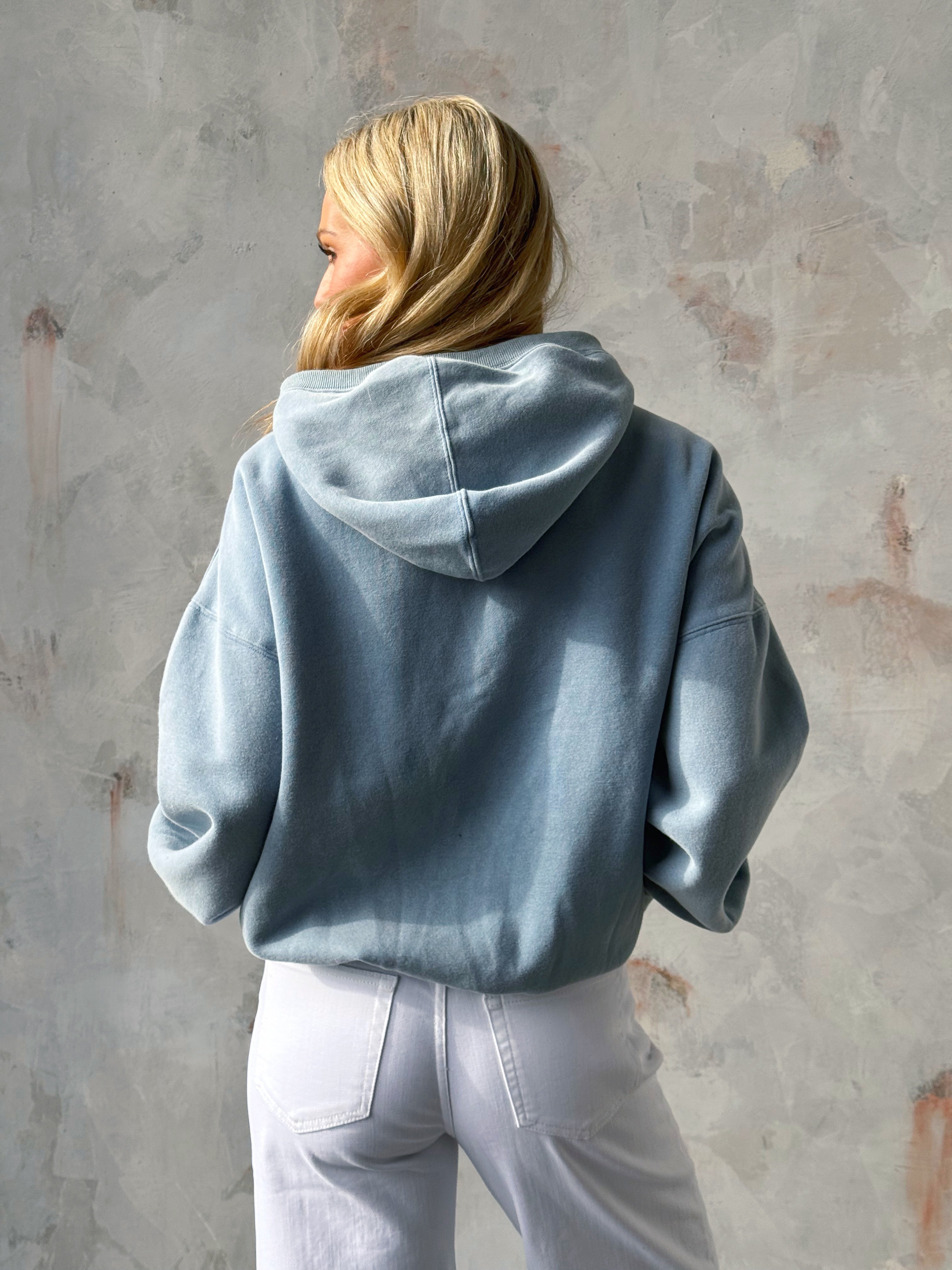 Escape Hoodie - DENIM - willows clothing SWEATSHIRT