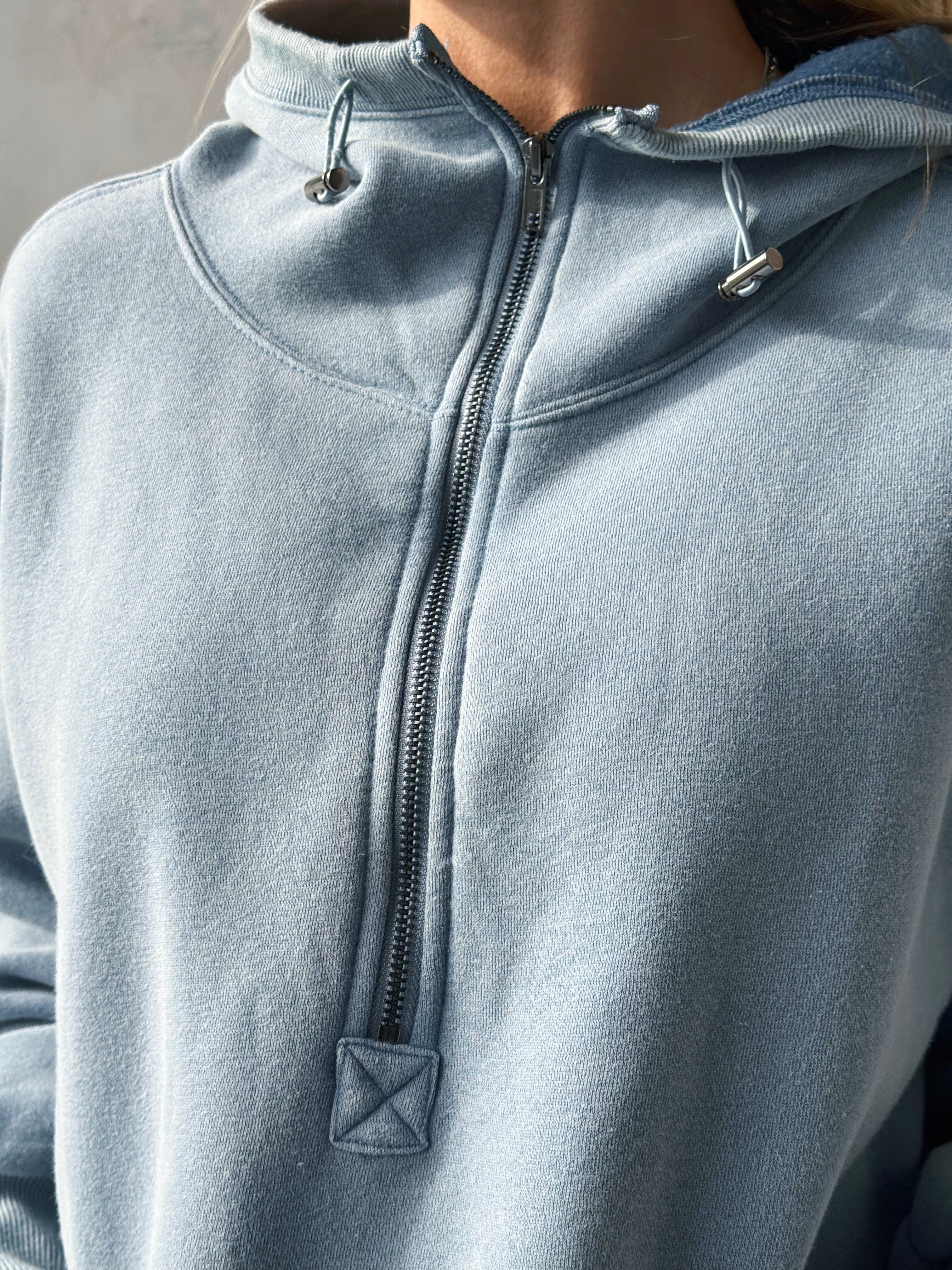Escape Hoodie - DENIM - willows clothing SWEATSHIRT