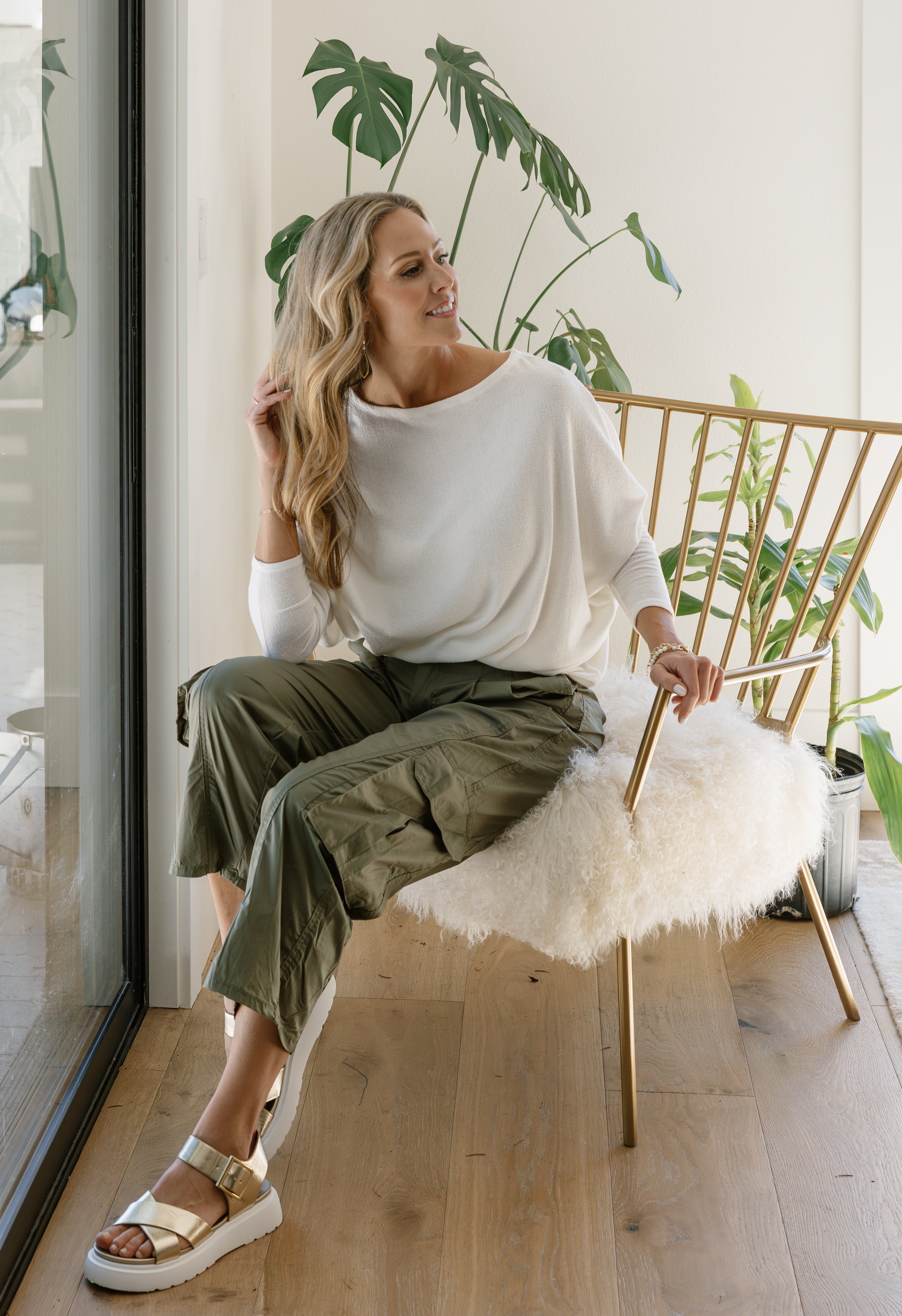 Favorite Comfy Tunic - IVORY - willows clothing L/S Shirt