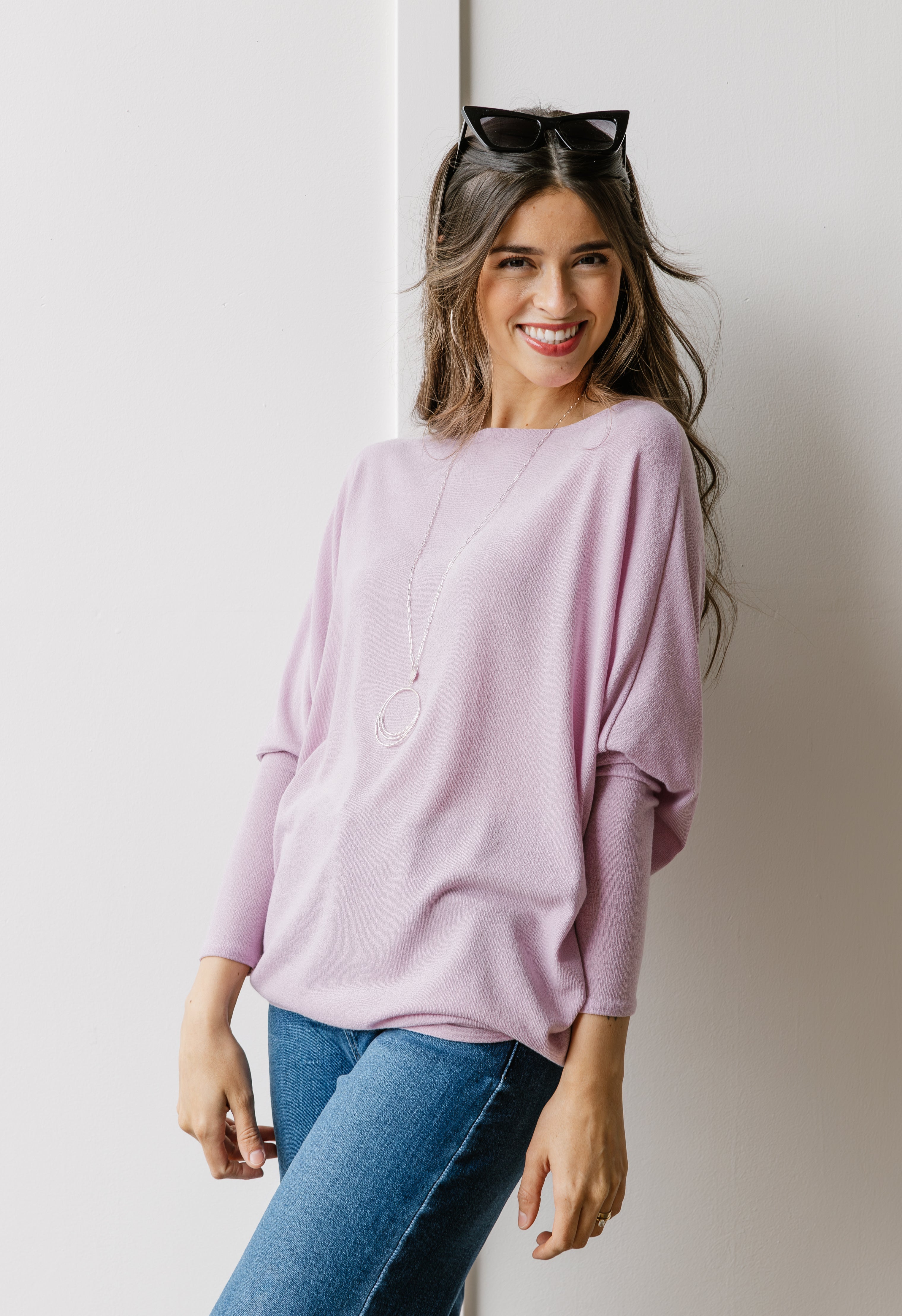 Favorite Comfy Tunic - ORCHID - willows clothing L/S Shirt
