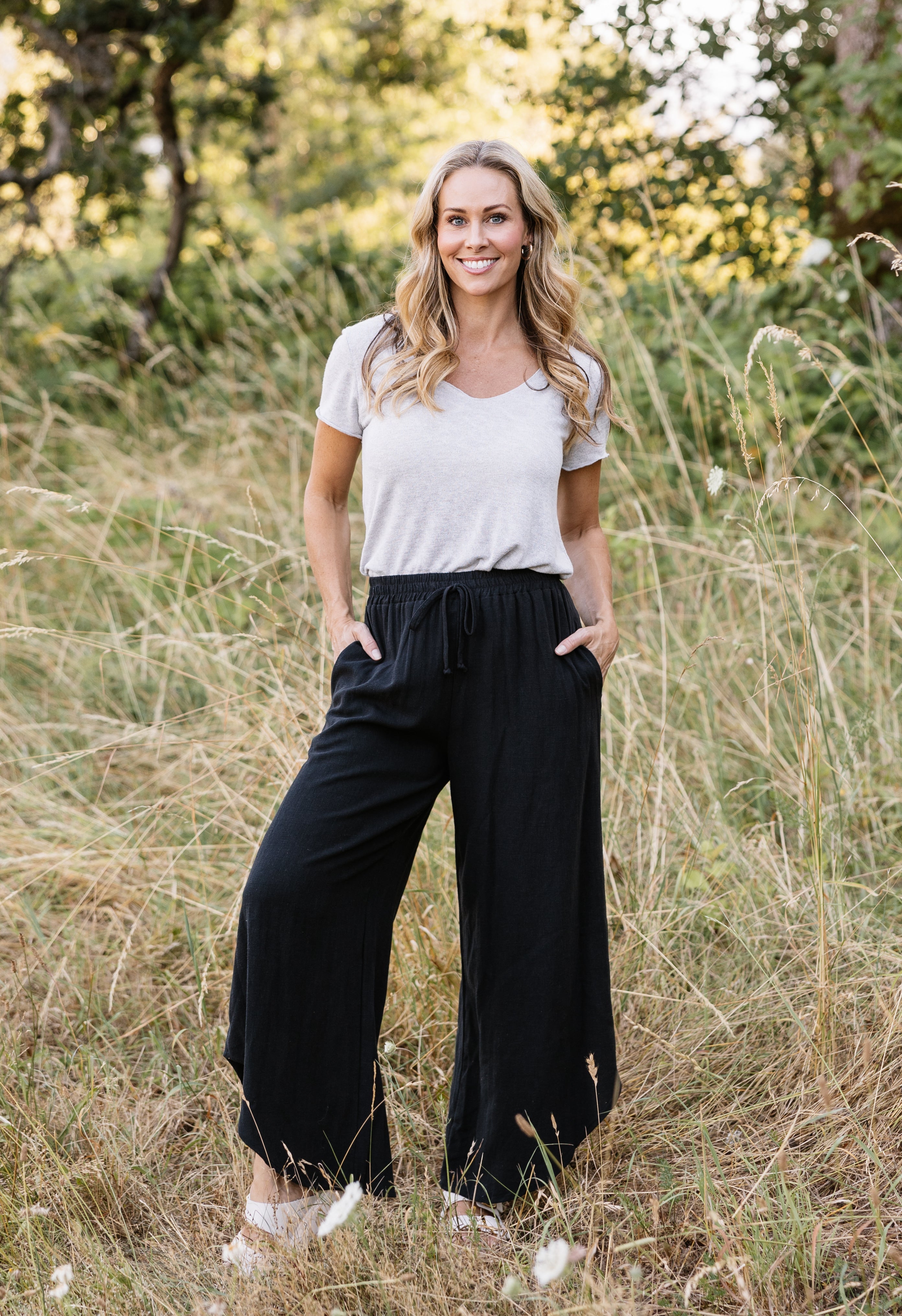 Float On Pants - BLACK - willows clothing Pants