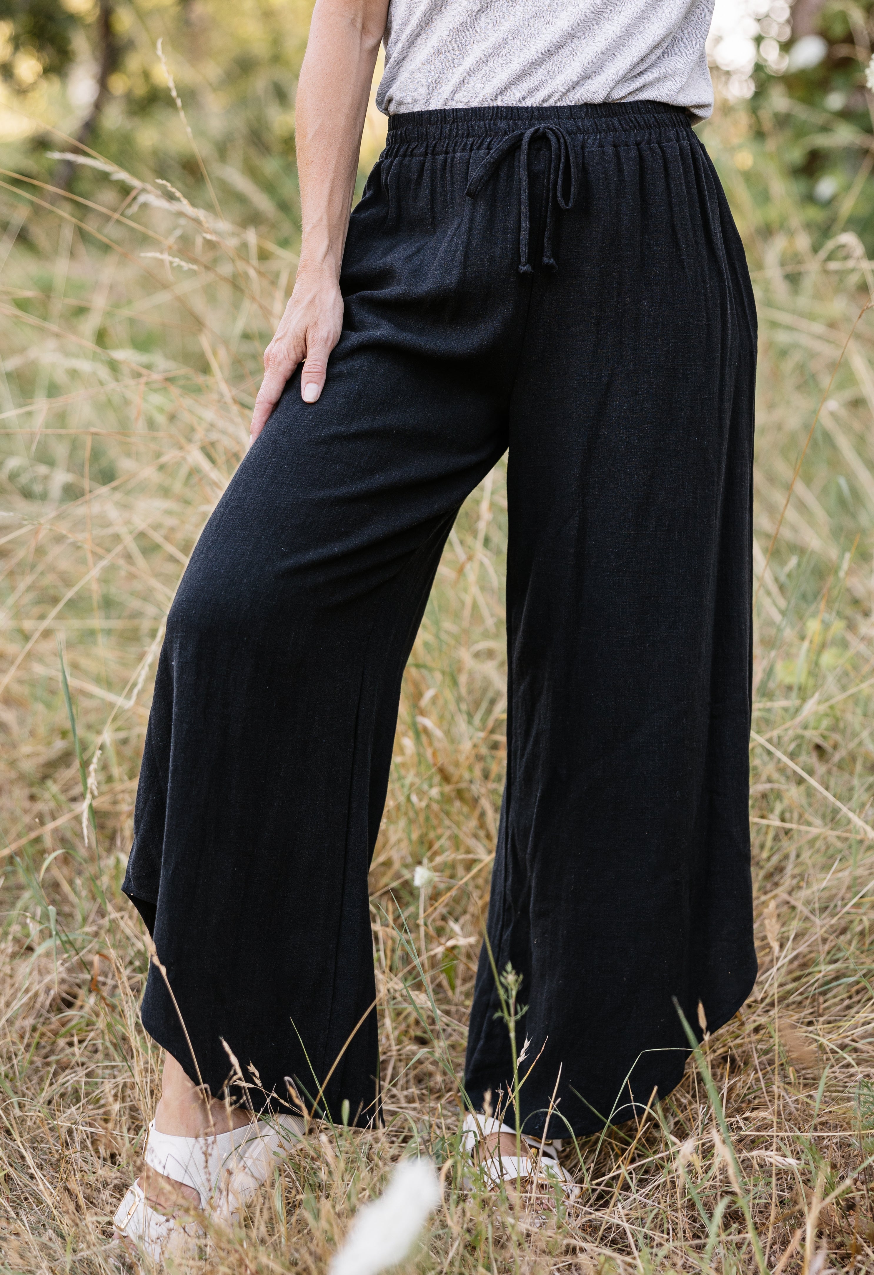 Float On Pants - BLACK - willows clothing Pants