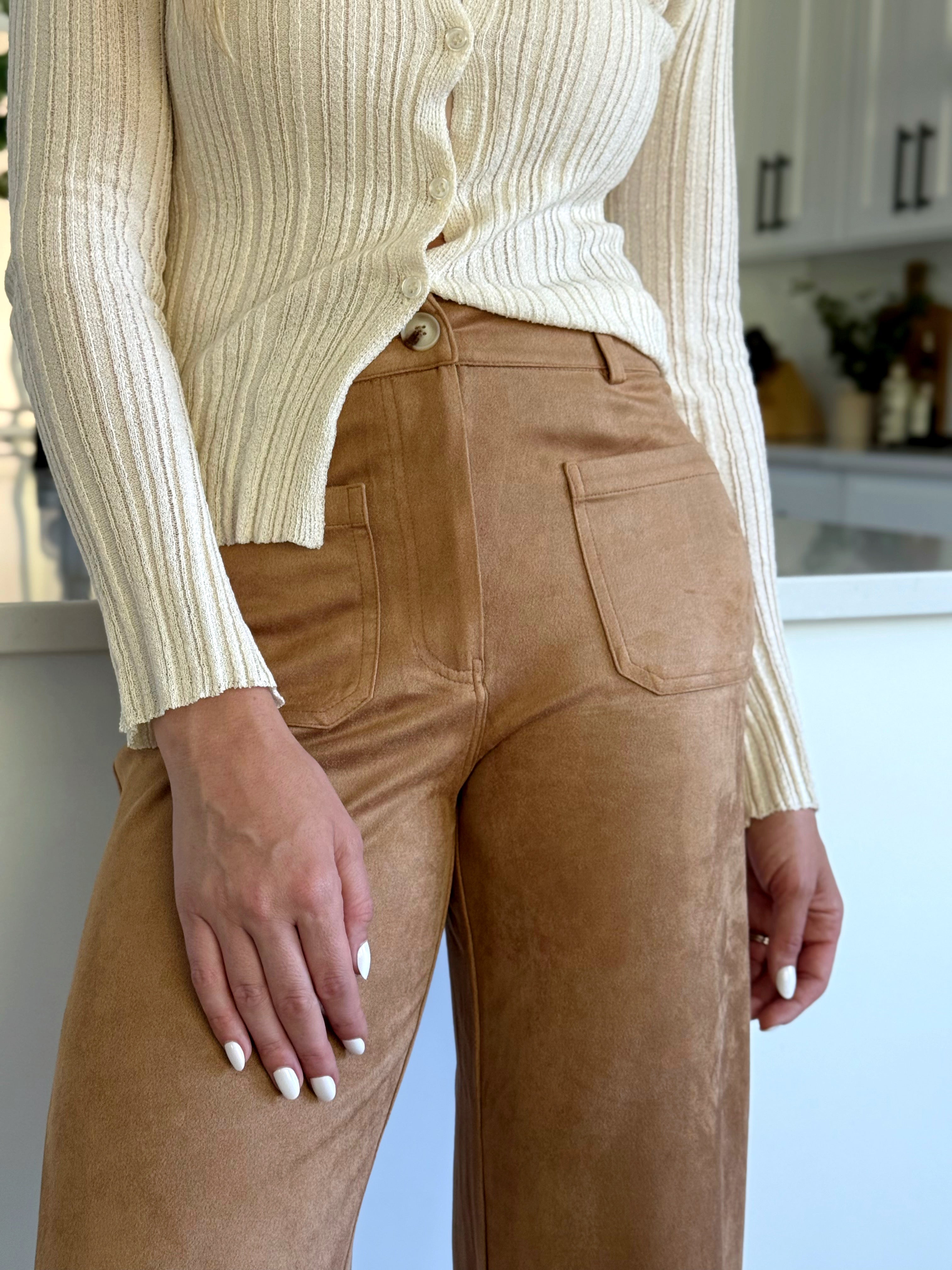 Flores Pants - CAMEL - willows clothing PANTS