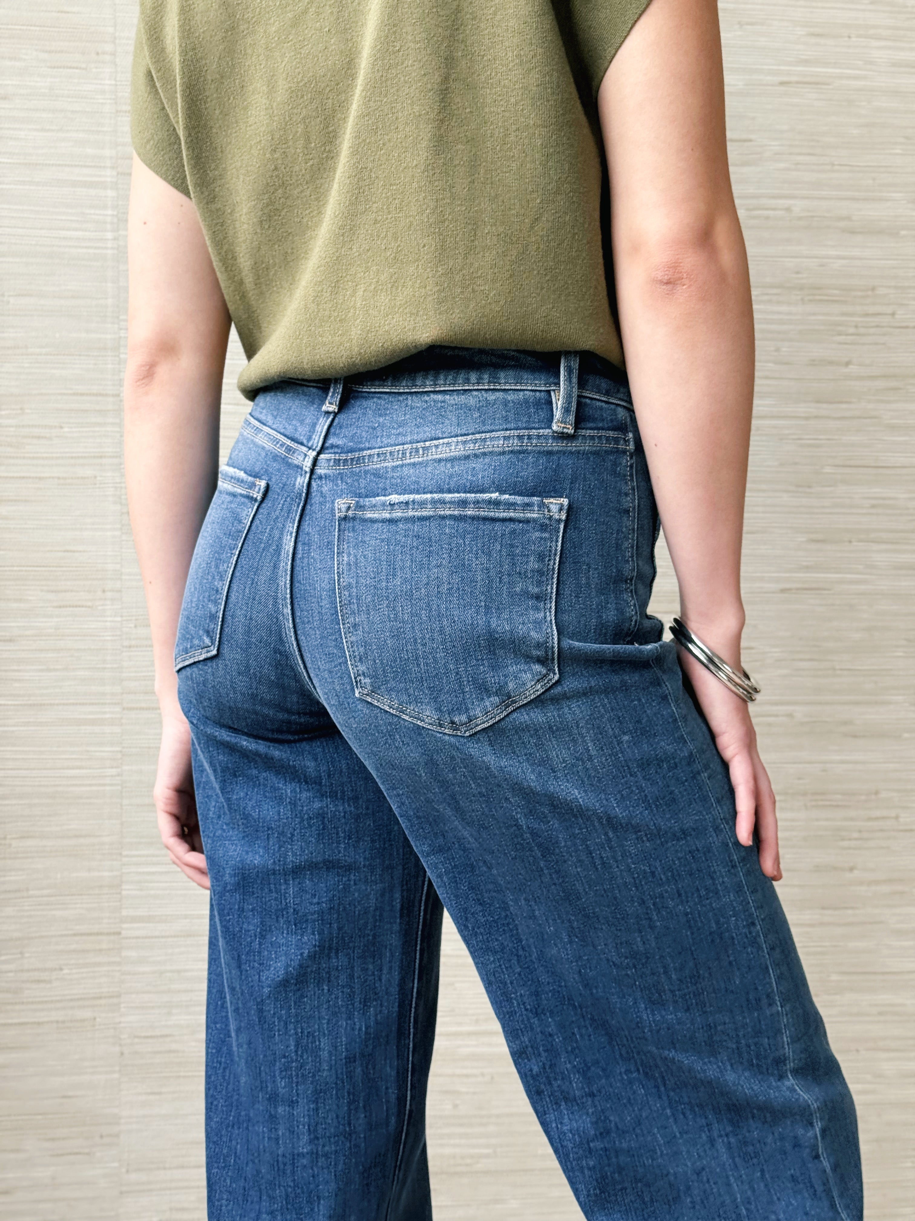 [FLYING MONKEY] Danny Jean - DARK DENIM - willows clothing WIDE LEG