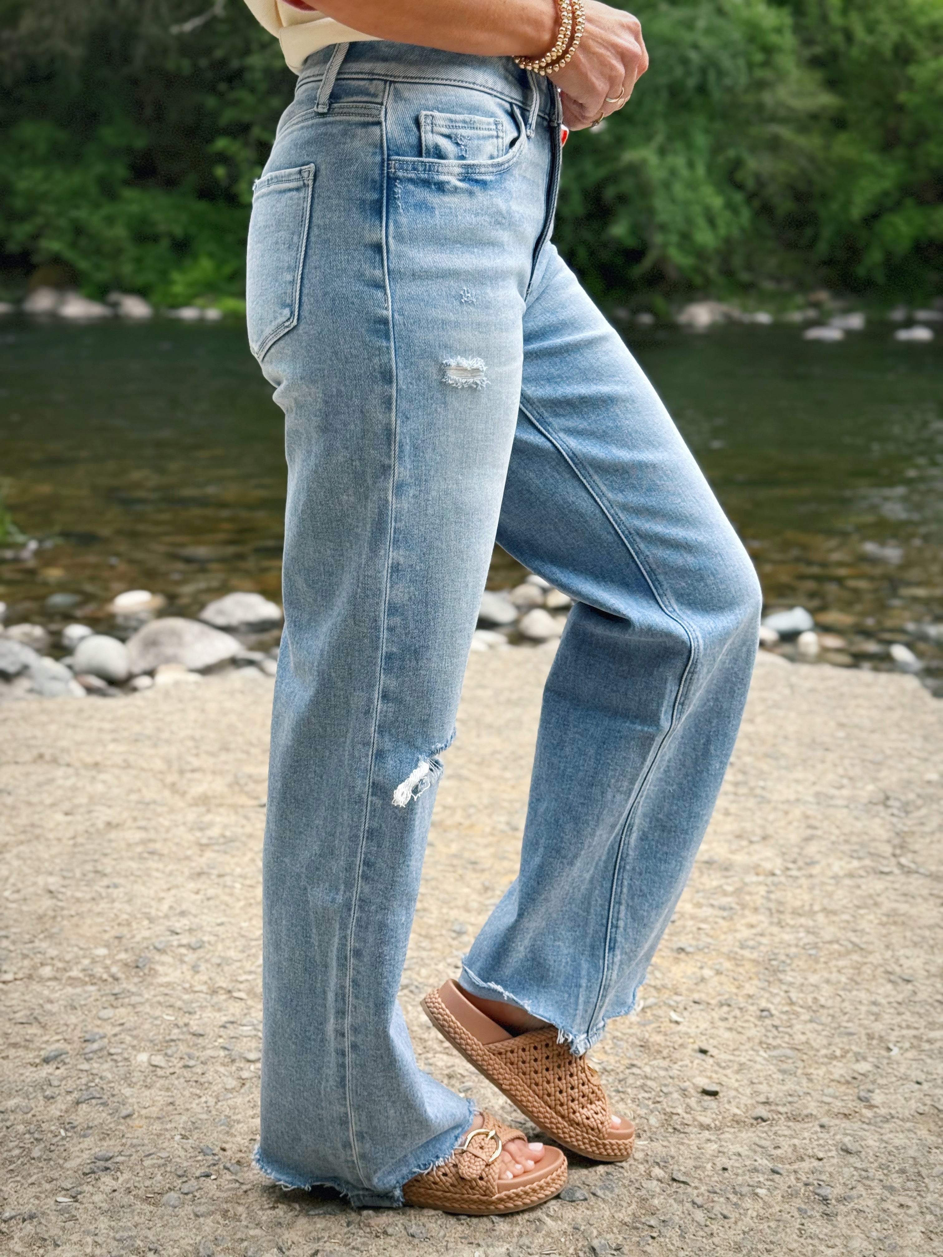 [FLYING MONKEY] Hallie Jean - GLOWING - willows clothing WIDE LEG