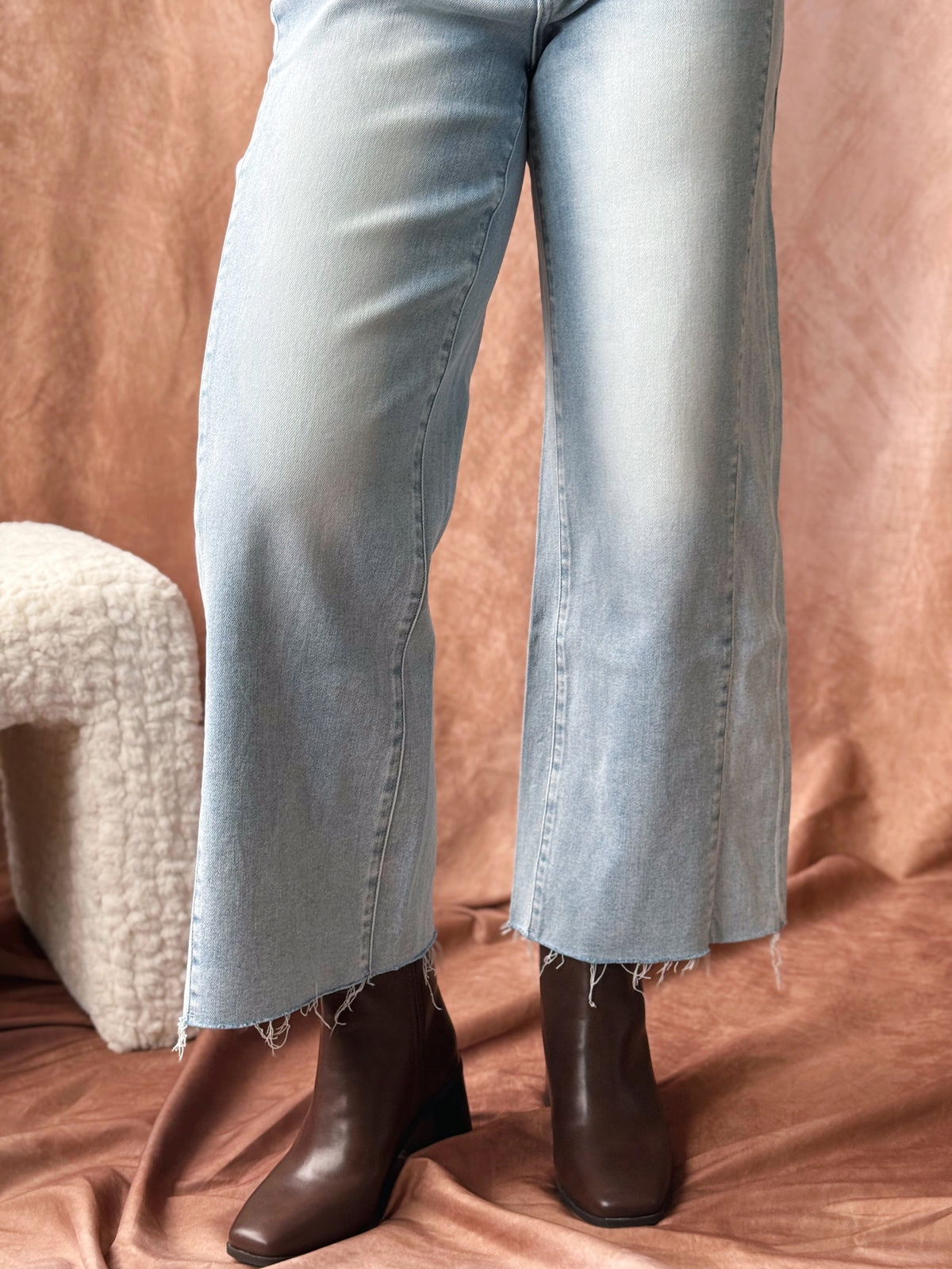 [FLYING MONKEY] Hartley Wide Leg Jean - OBEDIENT - willows clothing ANKLE